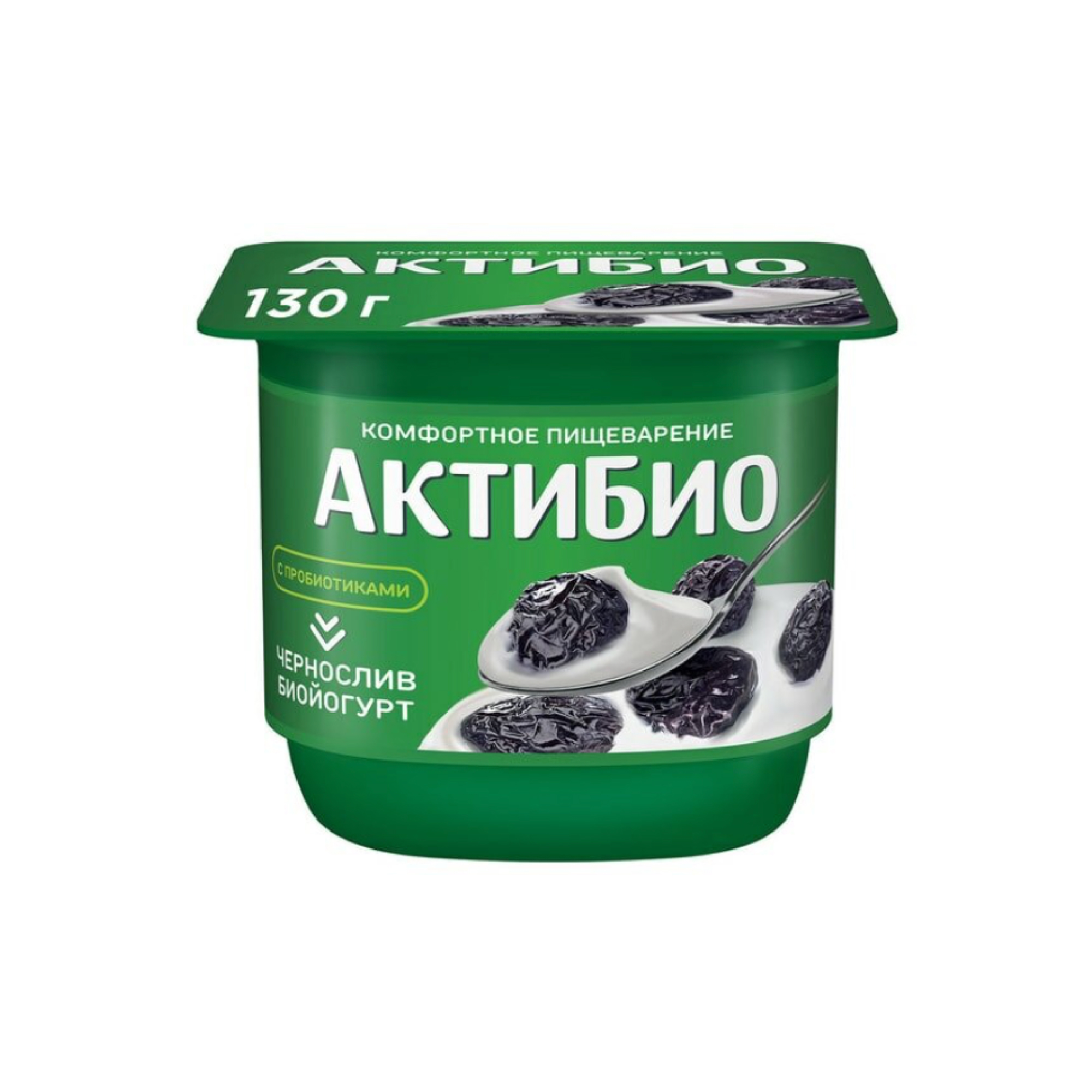 Йогурт АктиБио с черносливом, 2,9% (130 г.)