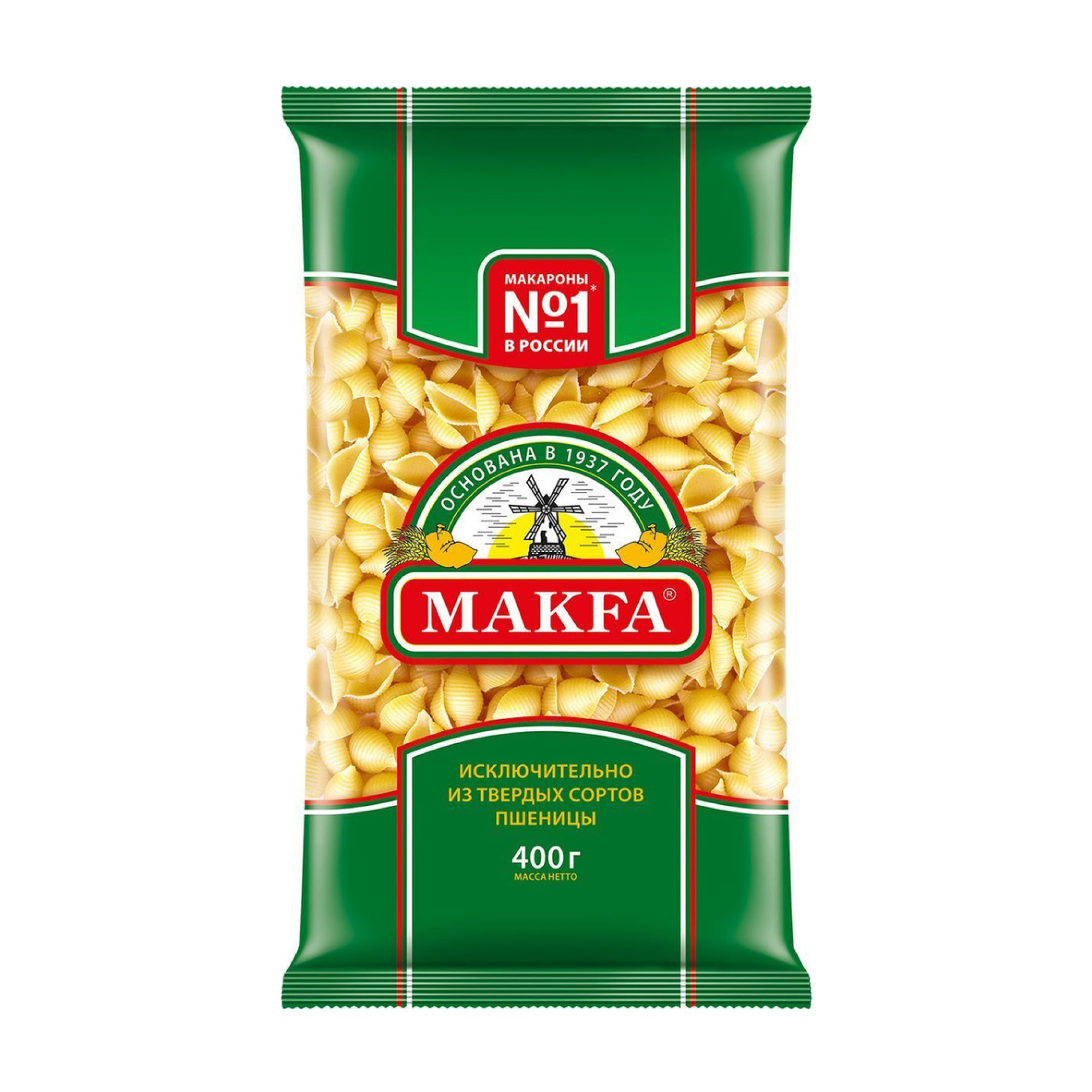 Макаронные изделия Makfa Ракушки 400 гр