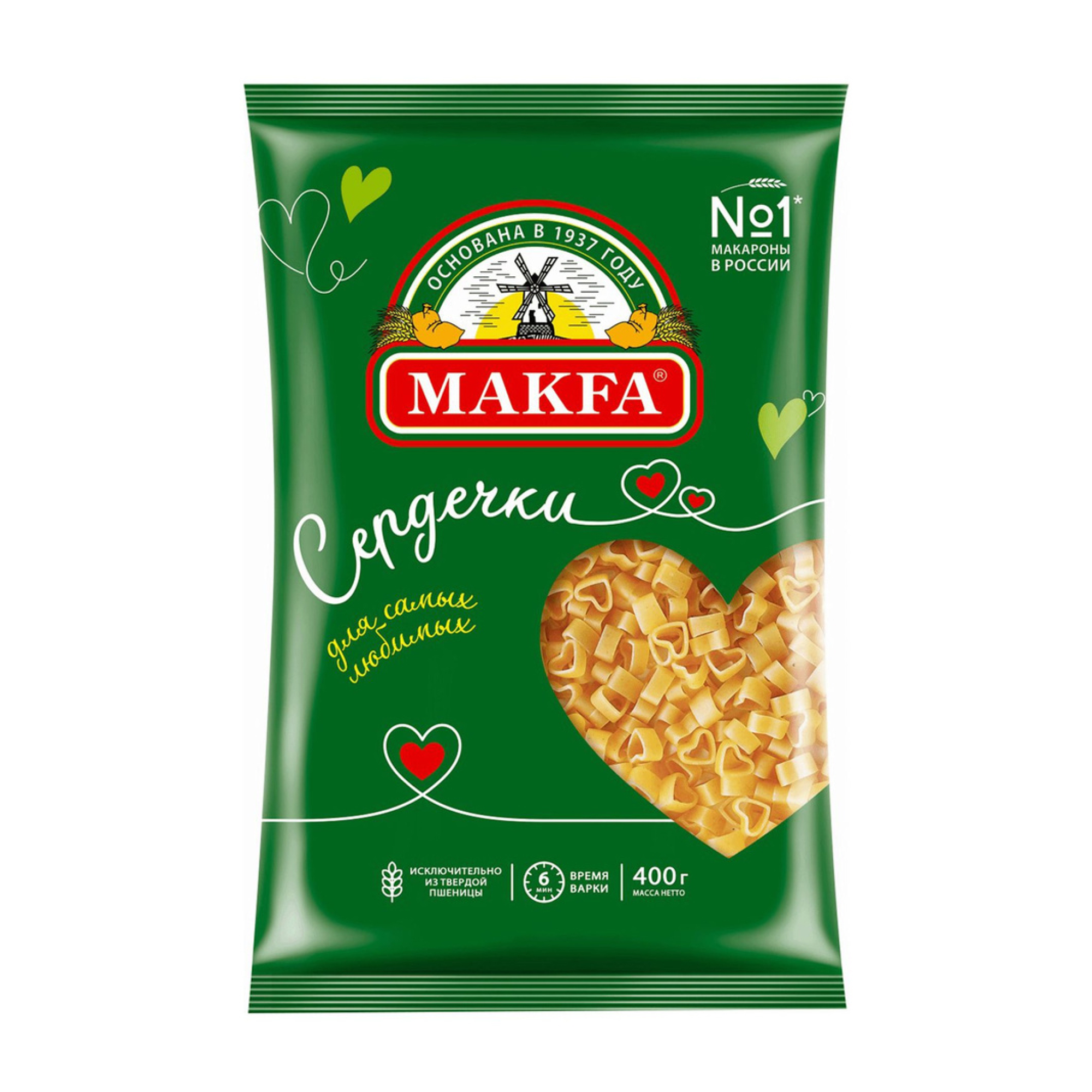 Макаронные изделия Makfa Сердечки 400 г