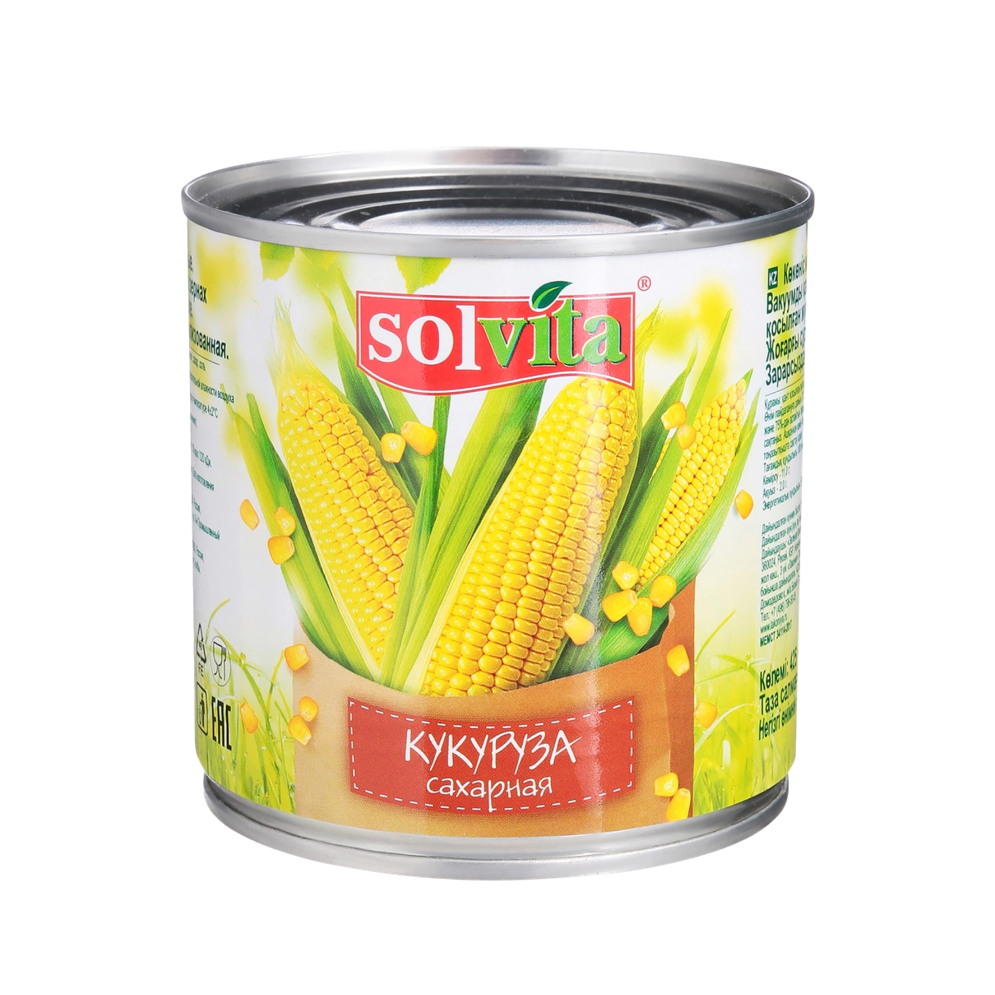 Кукуруза сахарная "Solvita" 340 гр