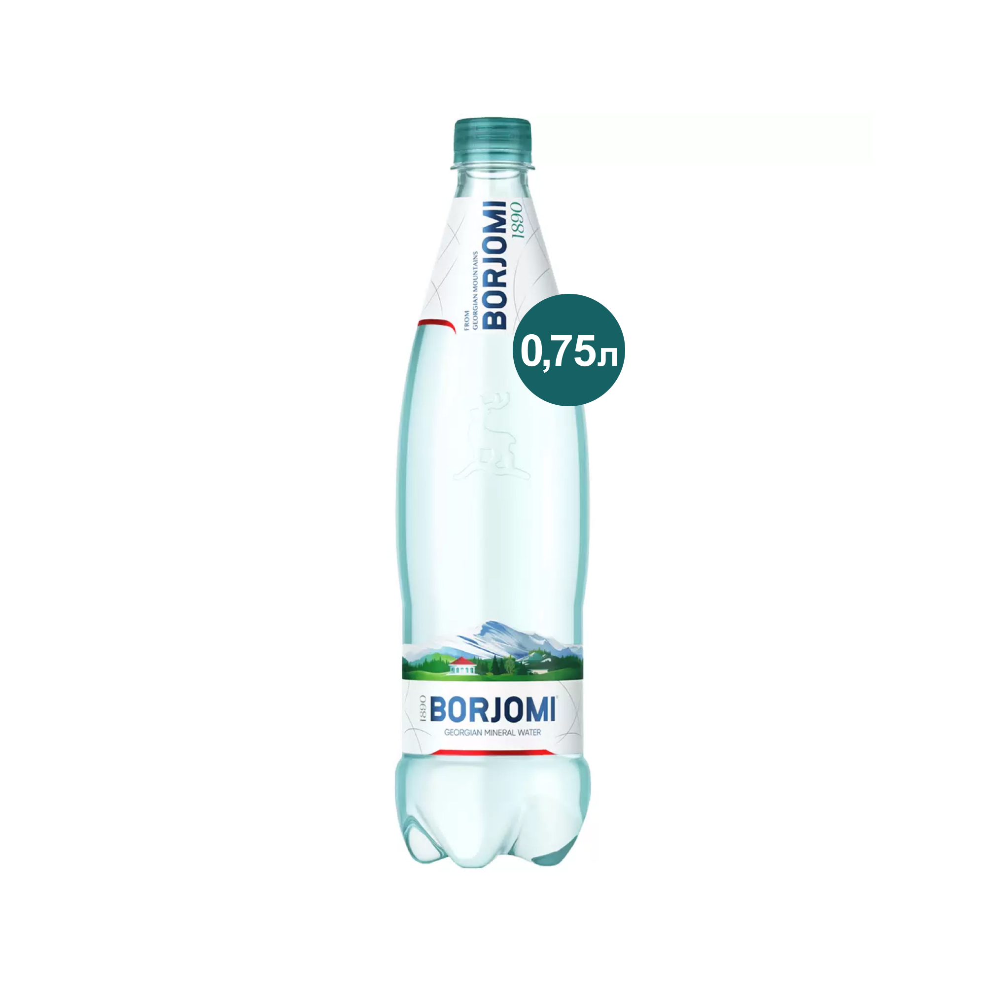 Вода минеральная Borjomi с газом 0,75 л