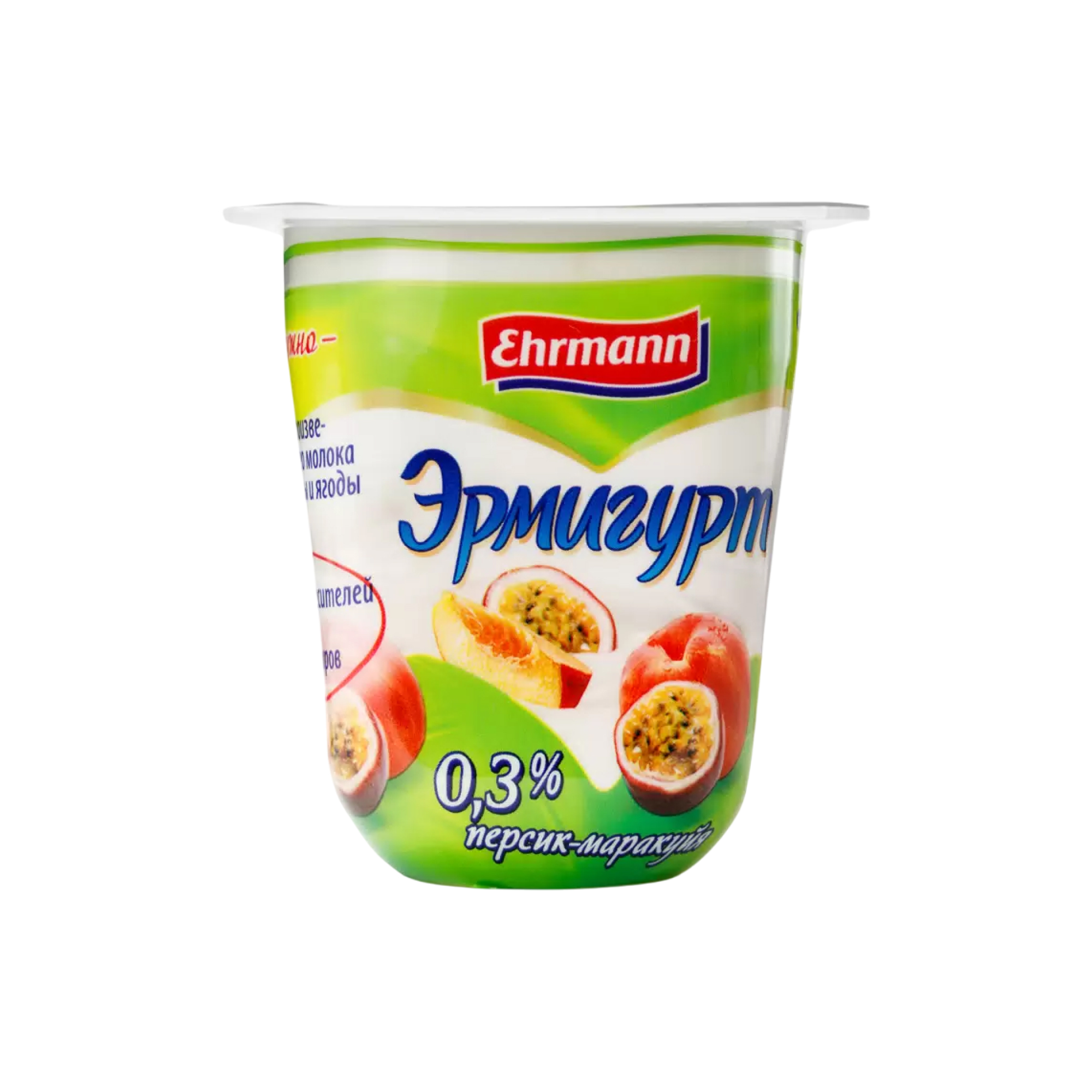 Йогурт Эрмигурт персик-маракуйя 0,3% (100 г.)