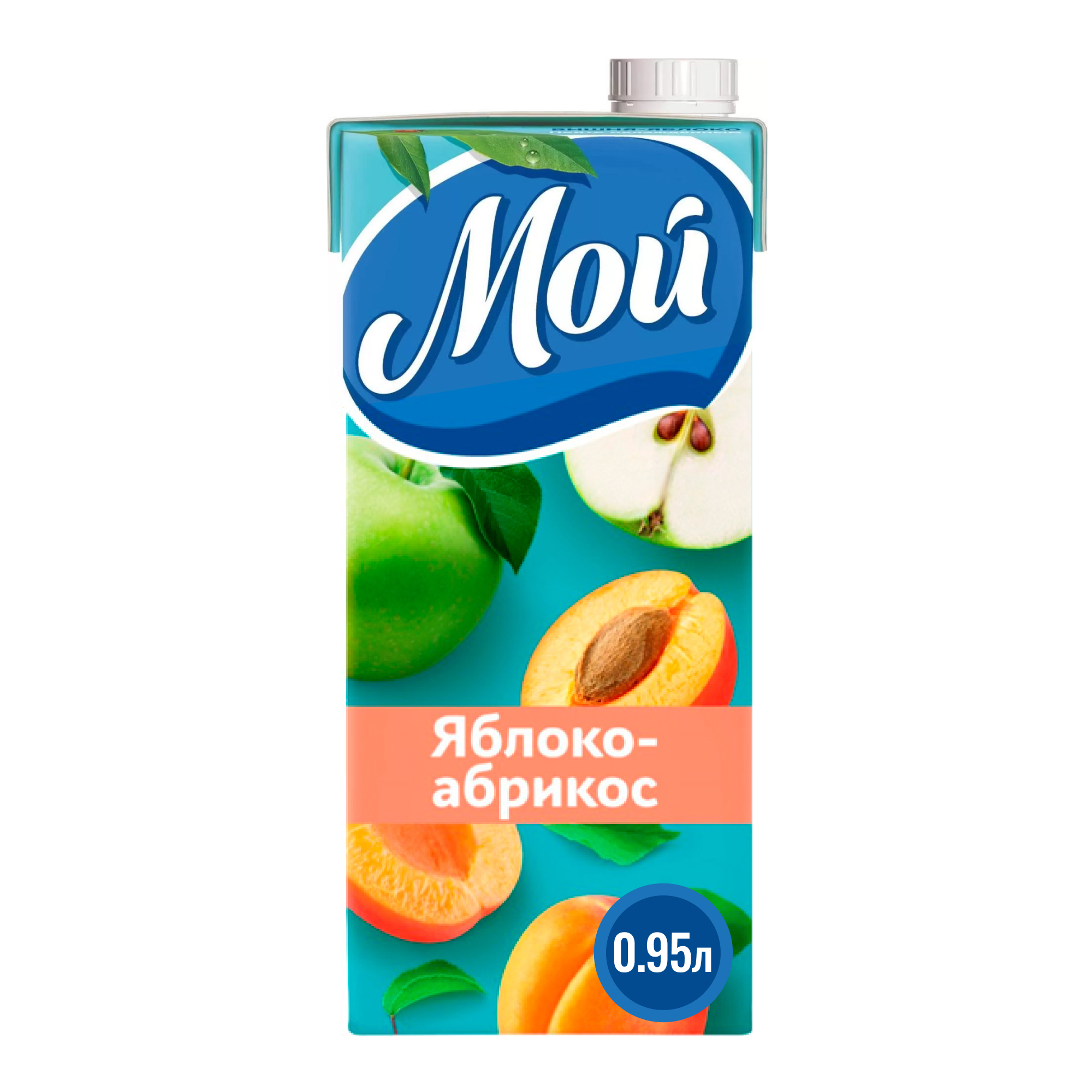 Нектар Мой яблоко-абрикос 0,95 л