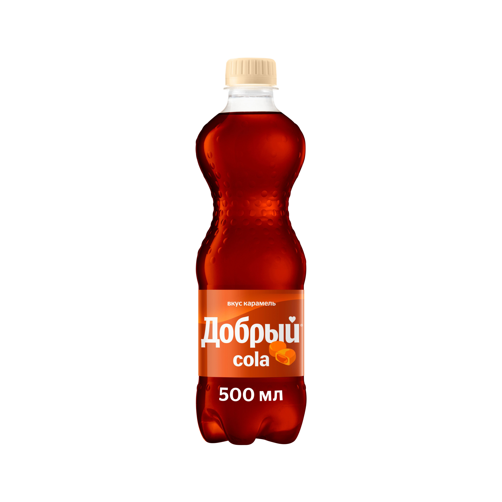 Газированный напиток Добрый Кола карамель 0,5 л