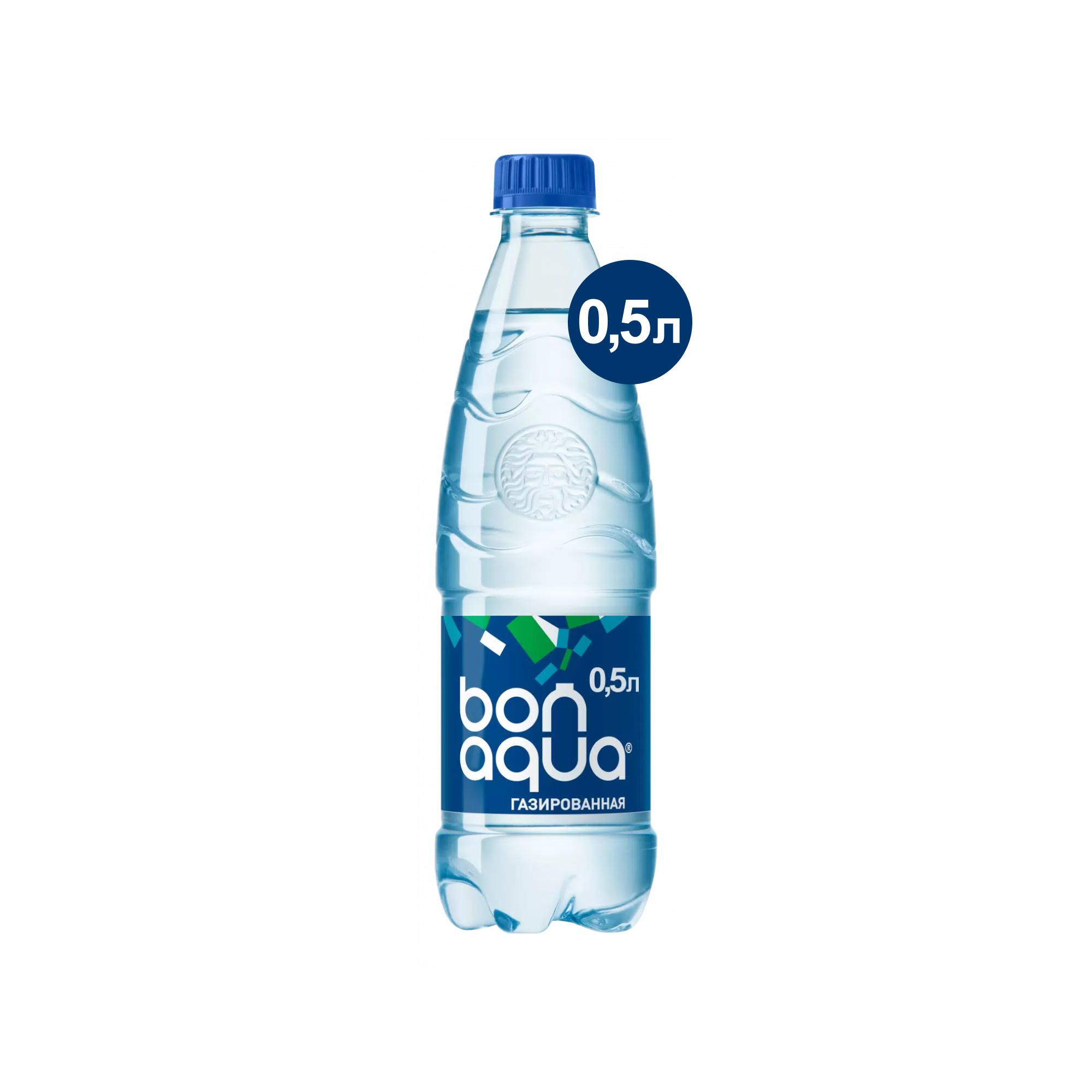 Вода BonAqua с газом 0.5 л