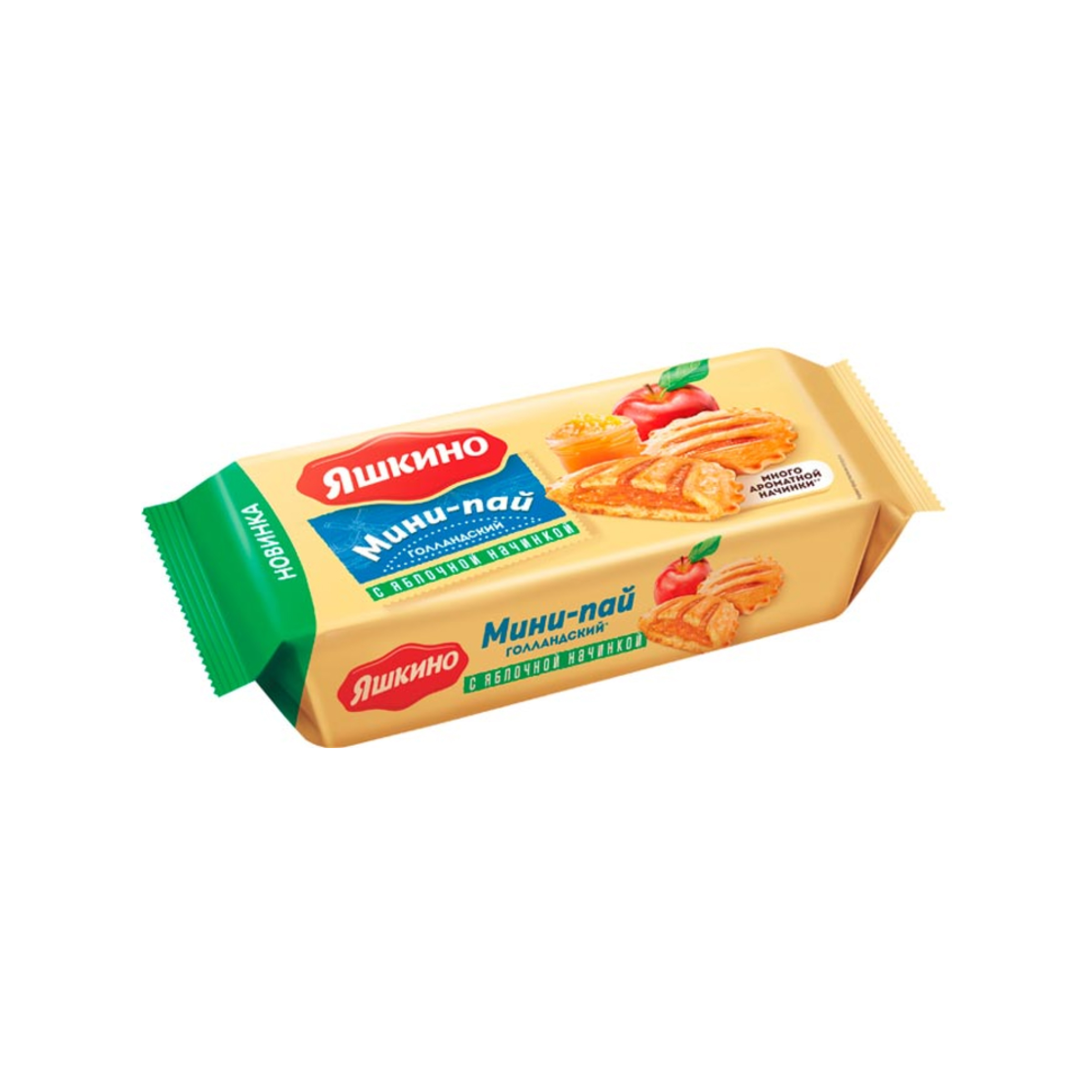 Печенье Яшкино мини-пай голландский с яблочной начинкой, 180 г [11]