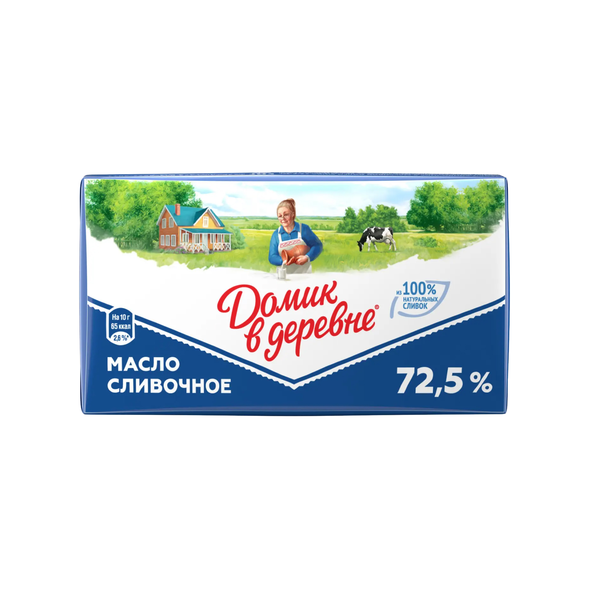 Масло сливочное 72,5% Домик в деревне (180 г.)