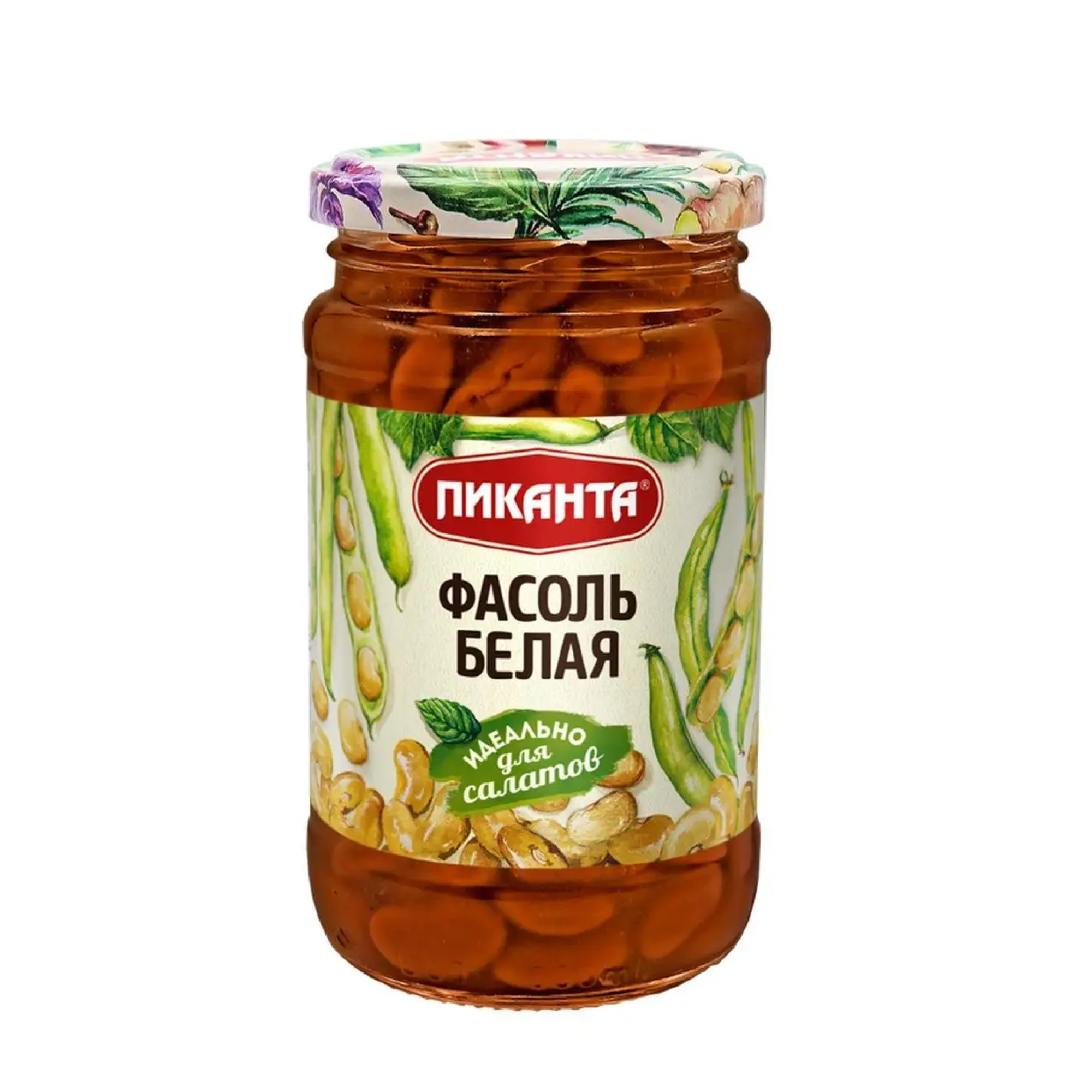 Фасоль Пиканта белая в собственном соку 360 гр