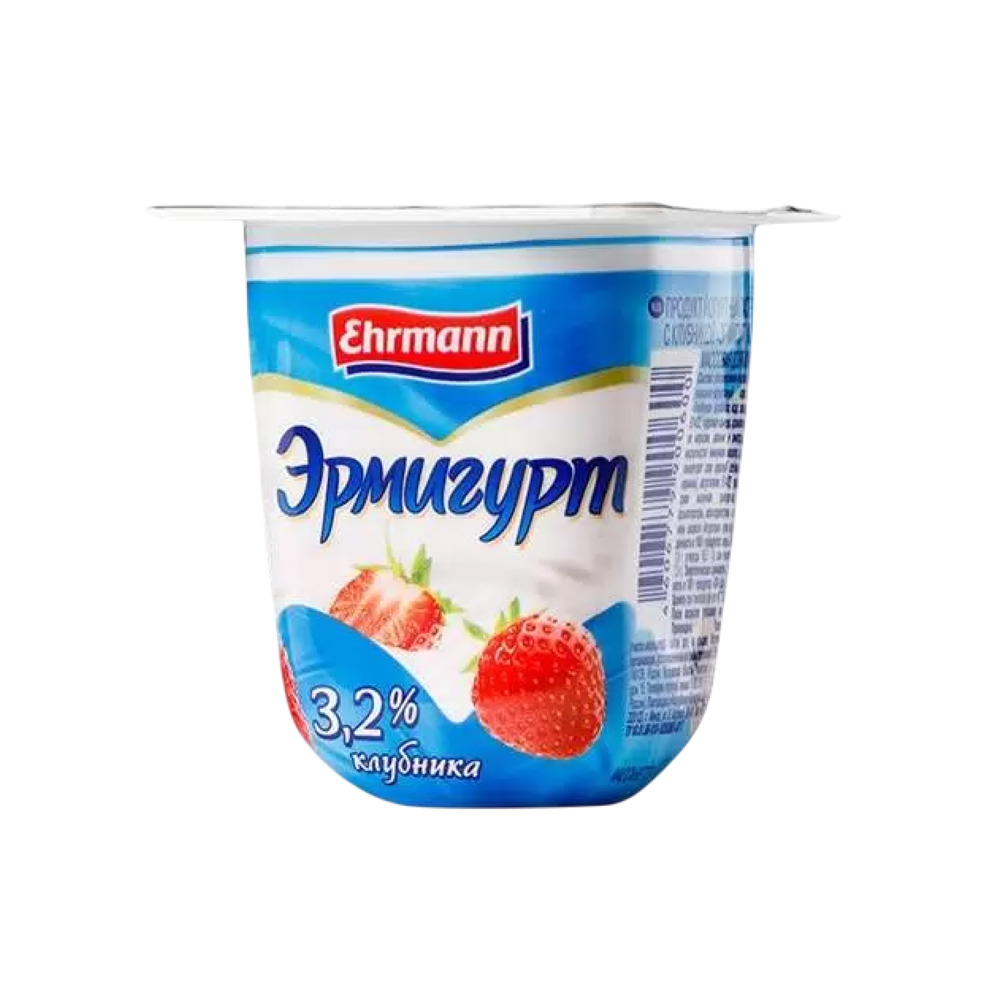 Йогурт Эрмигурт с клубникой 3,2% (100 г.)