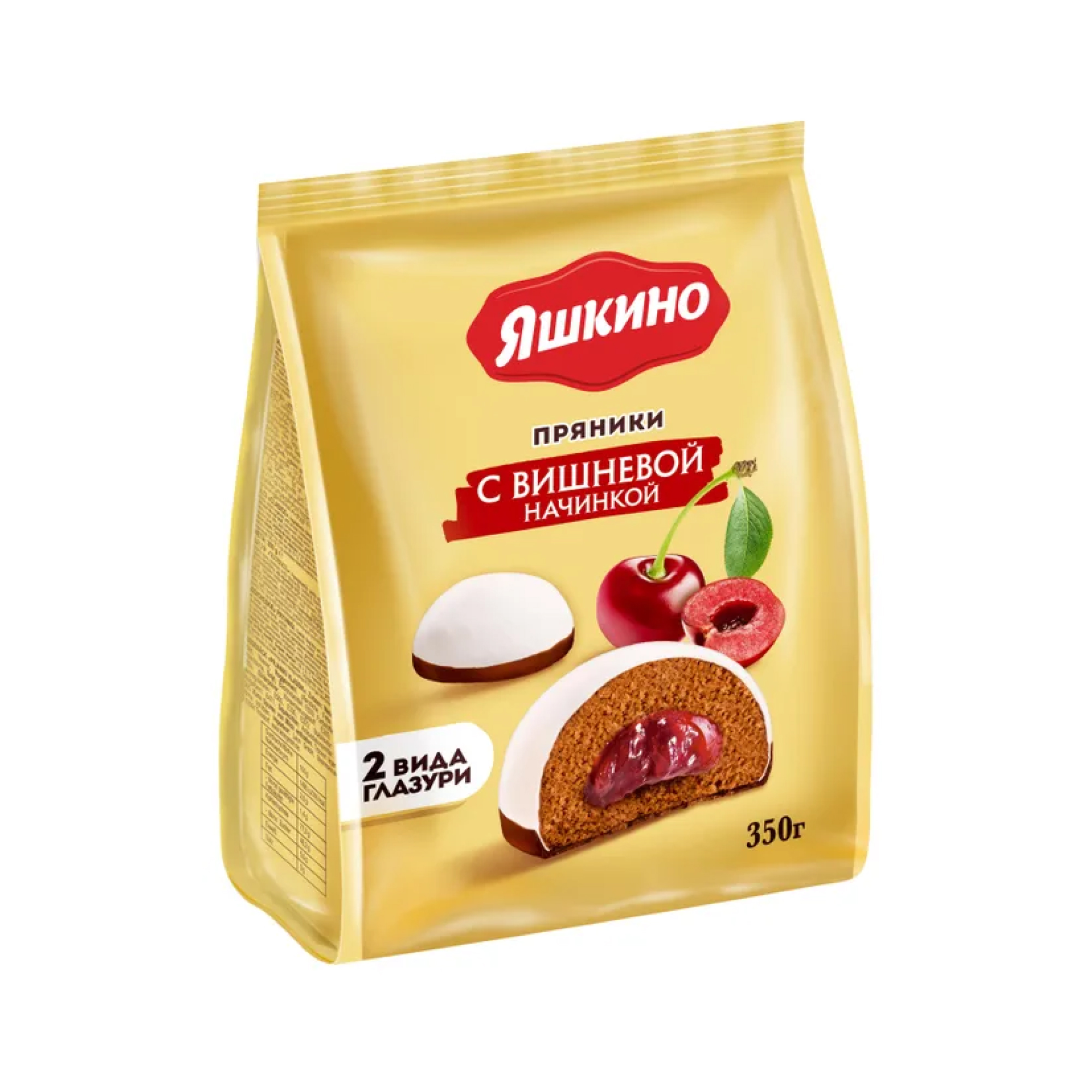 Пряники Яшкино с вишневой начинкой, 350 г // [2]