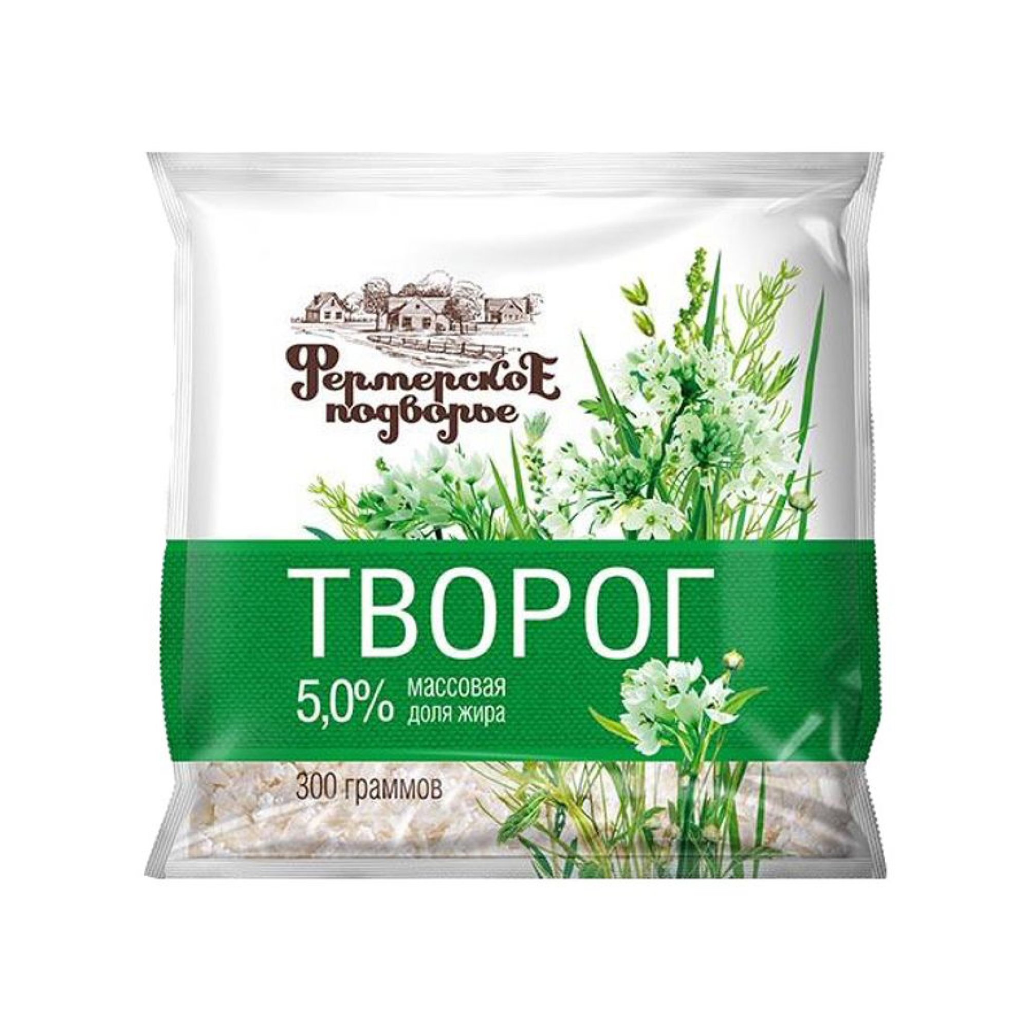 Творог Фермерское подворье 5% БЗМЖ 300 г