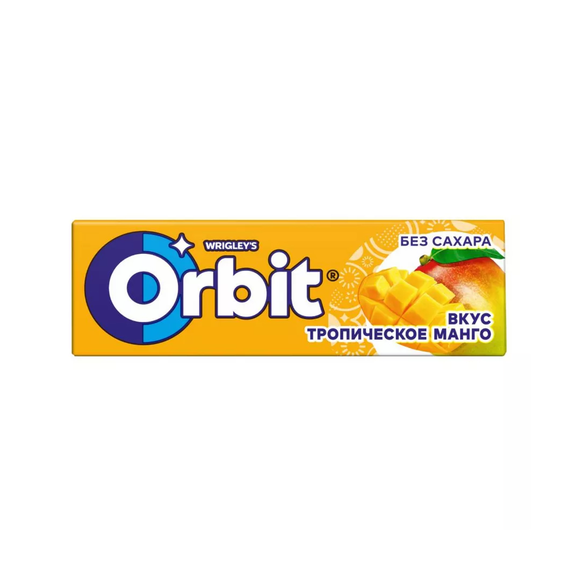 Жевательная резинка Orbit тропическое манго 13,6 г