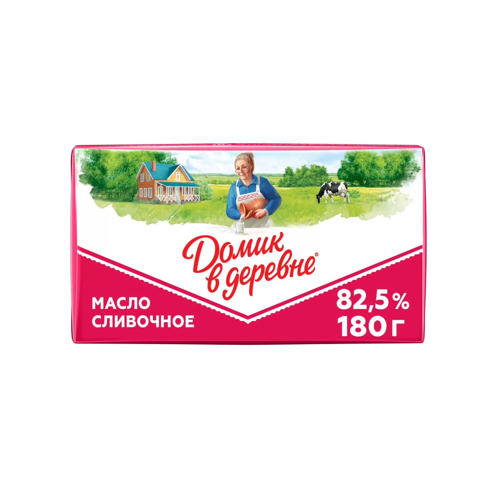 Масло сливочное 82,5% Домик в деревне (180 г.)