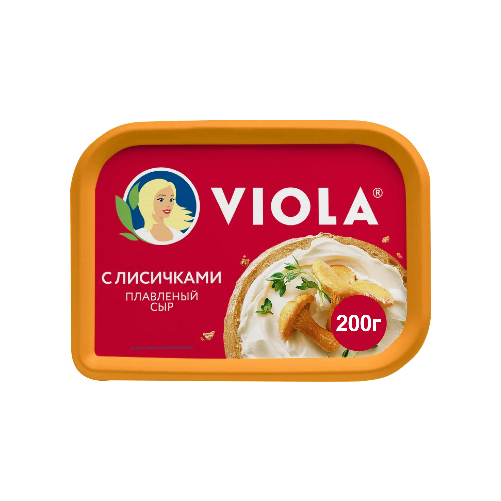 Сыр плавленый с лисичками Viola (200 г.)