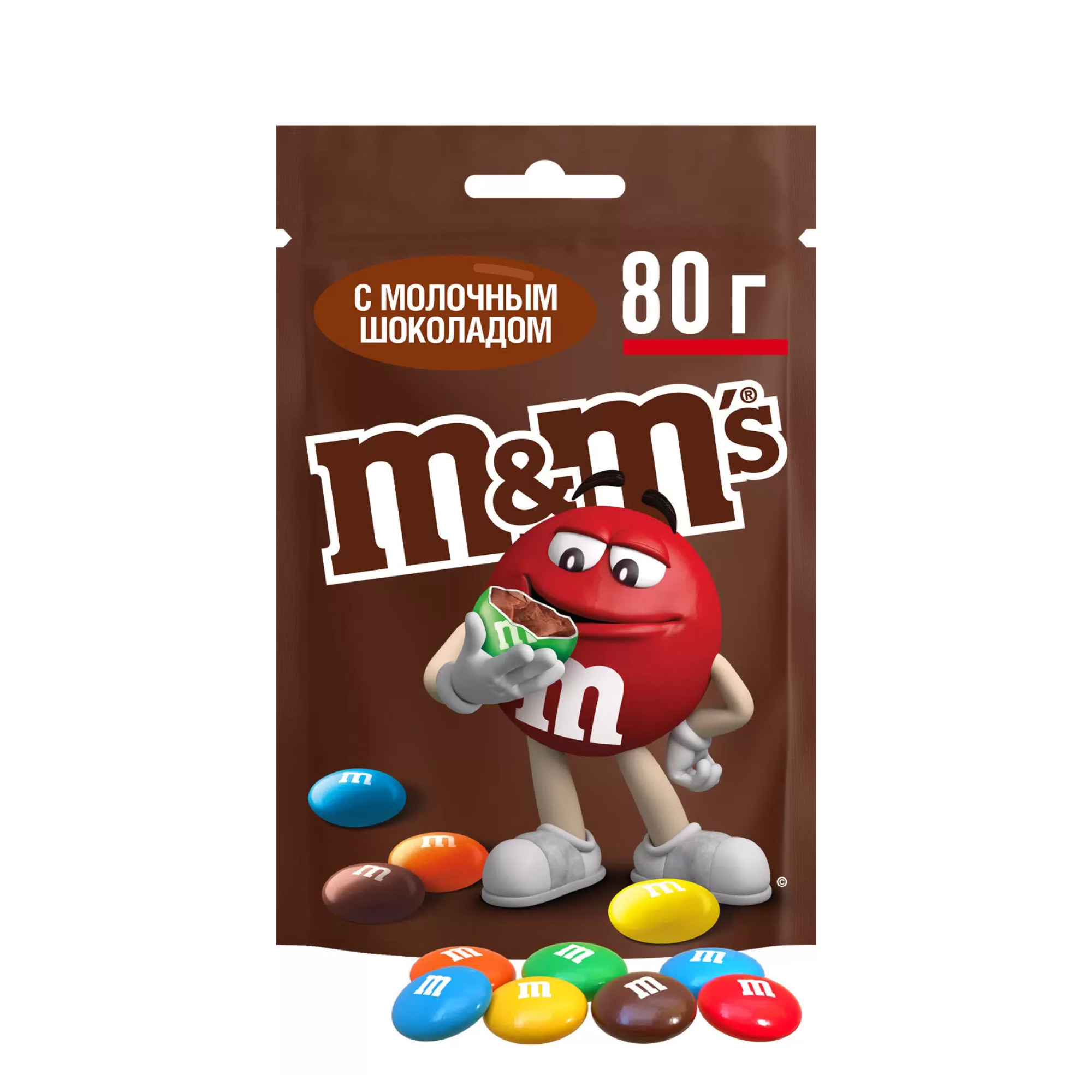 Драже M&M's с шоколадом 80 г