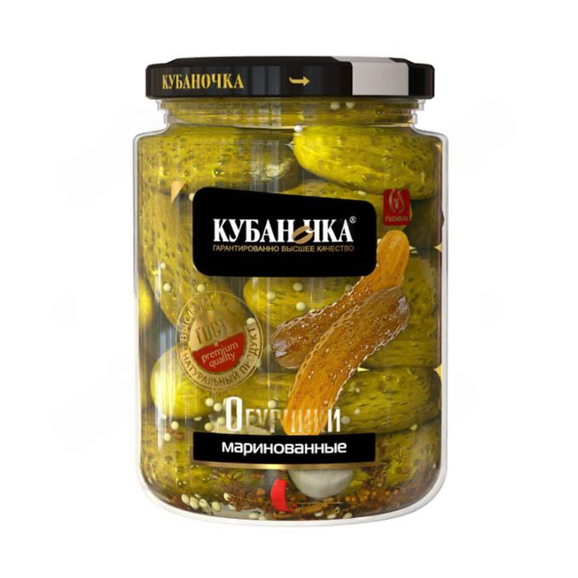Огурцы Кубаночка маринованные 720 гр