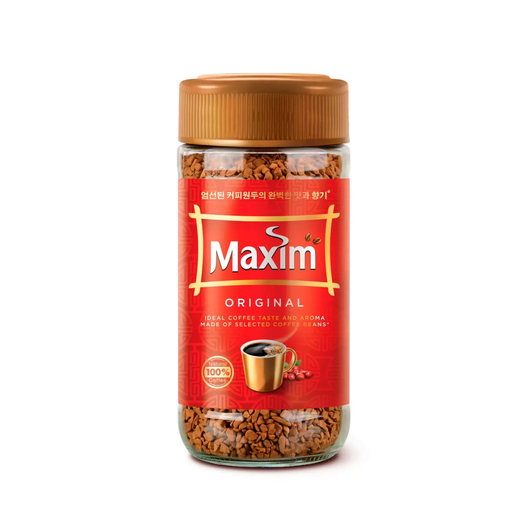 Кофе растворимый Maxim Original натуральный сублимированный, стеклянная банка, 80 гр