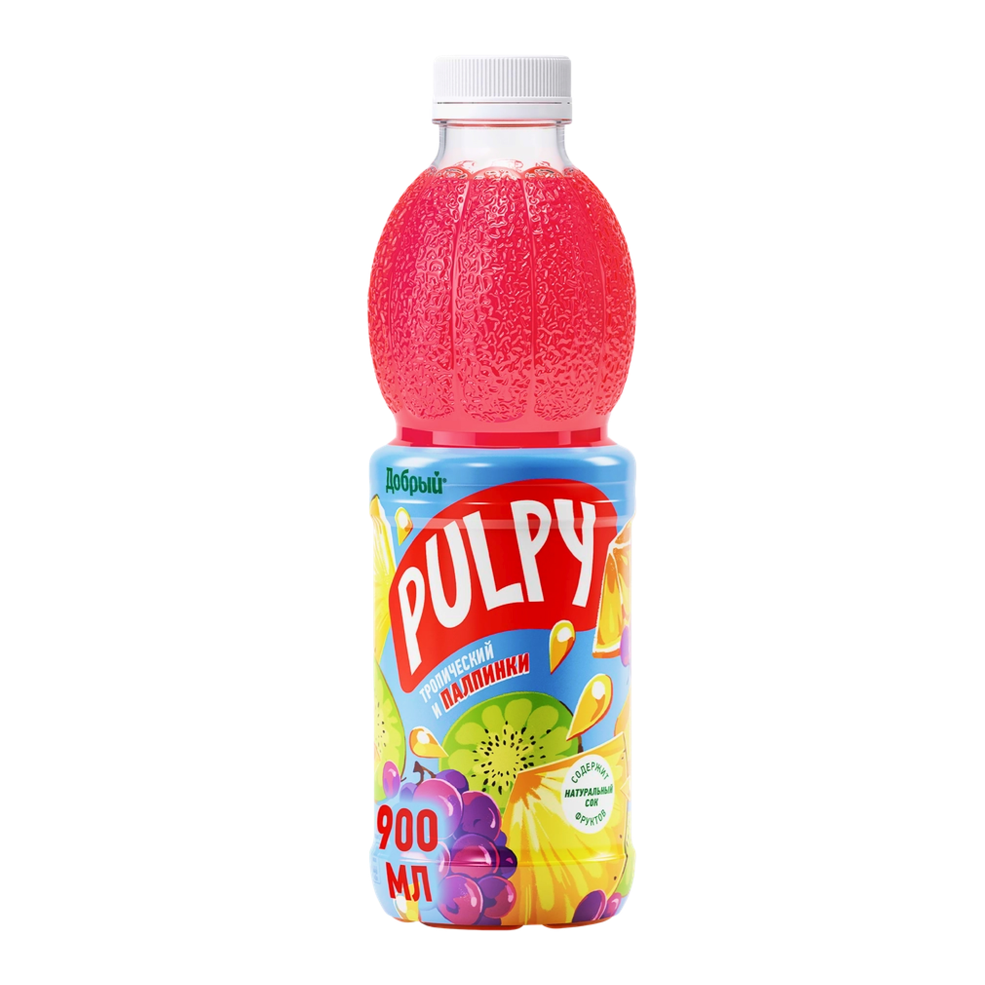 Напиток сокосодержащий Pulpy тропический 0,9 л