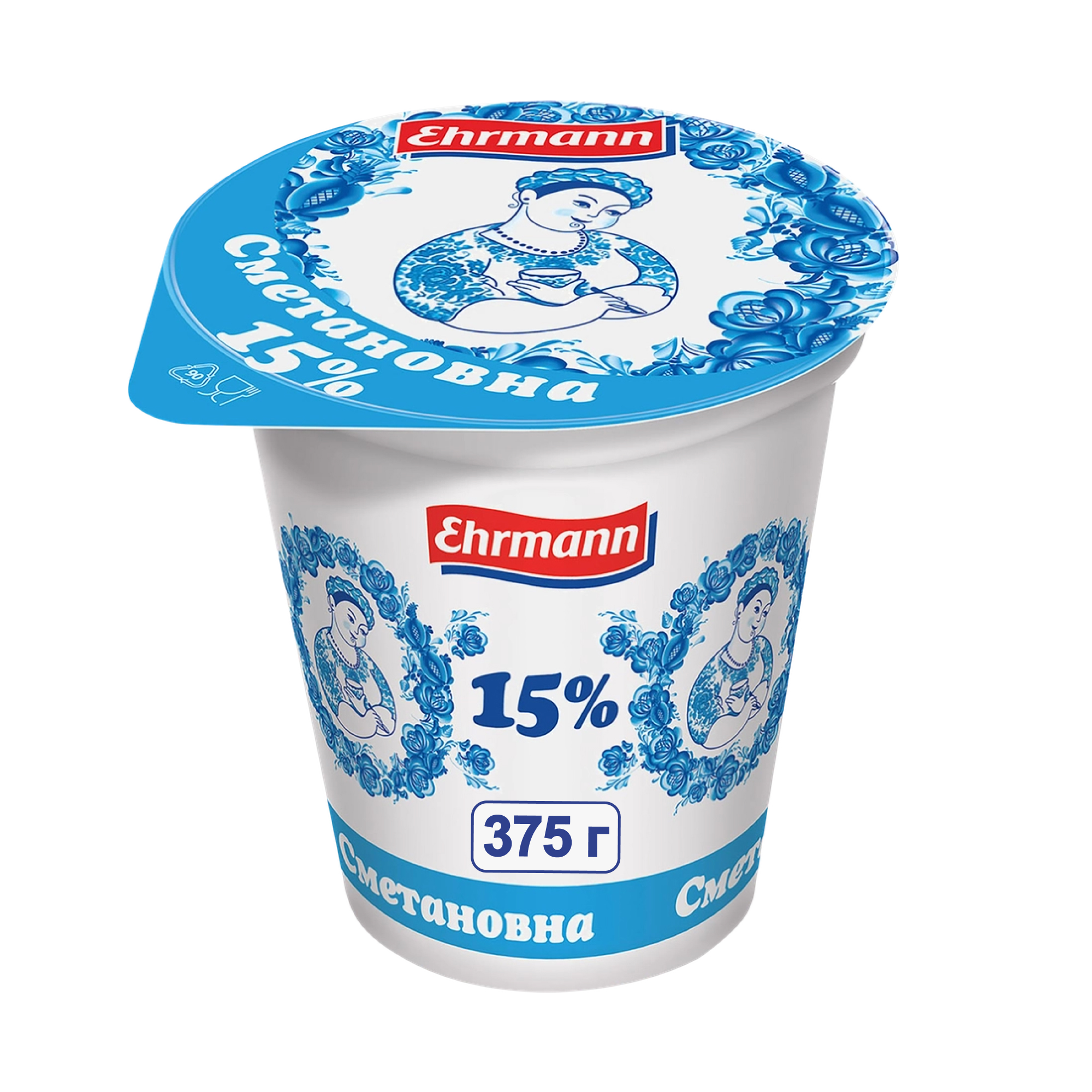 Сметанный продукт Ehrmann Сметановна 15% 375 г