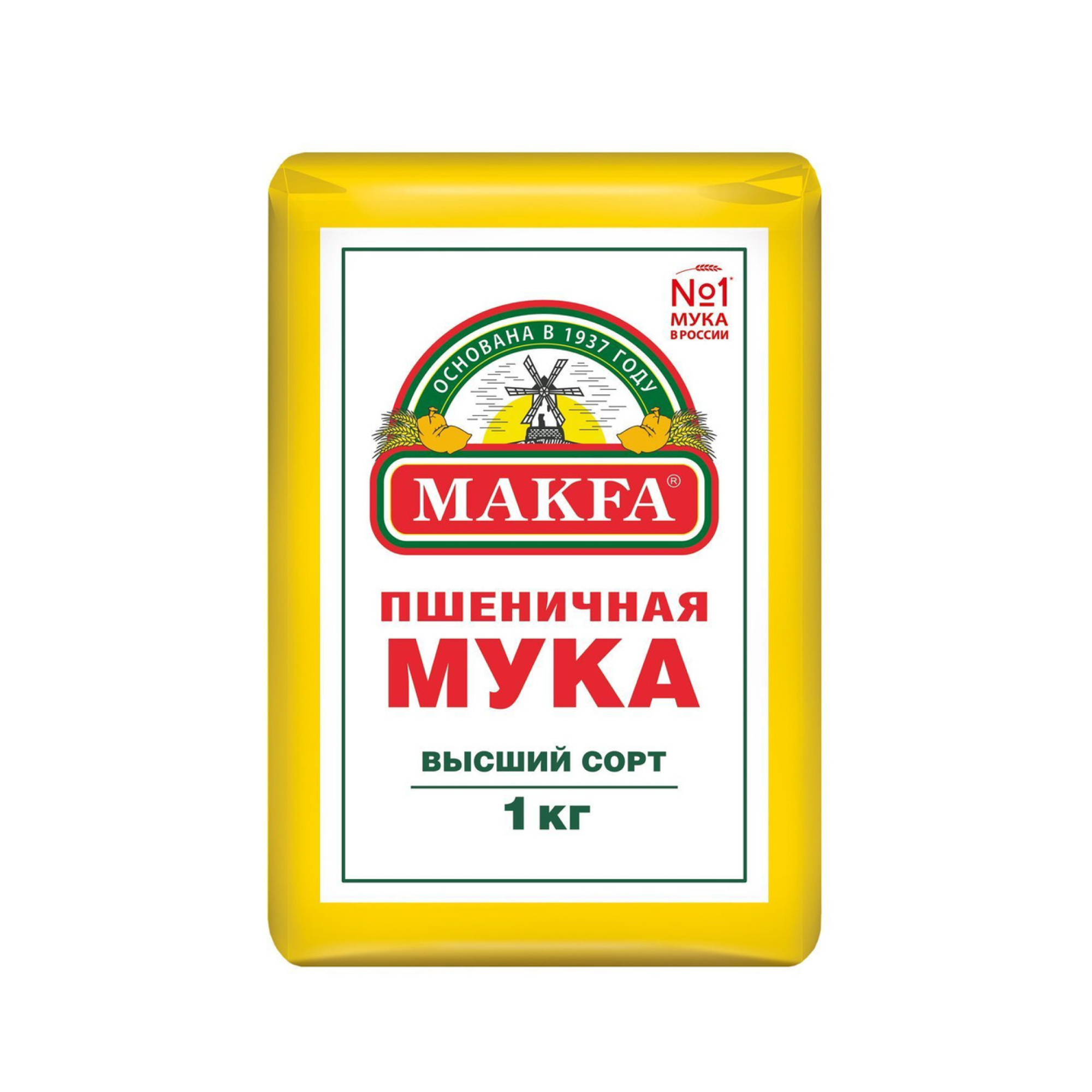 Мука пшеничная Makfa 1 кг
