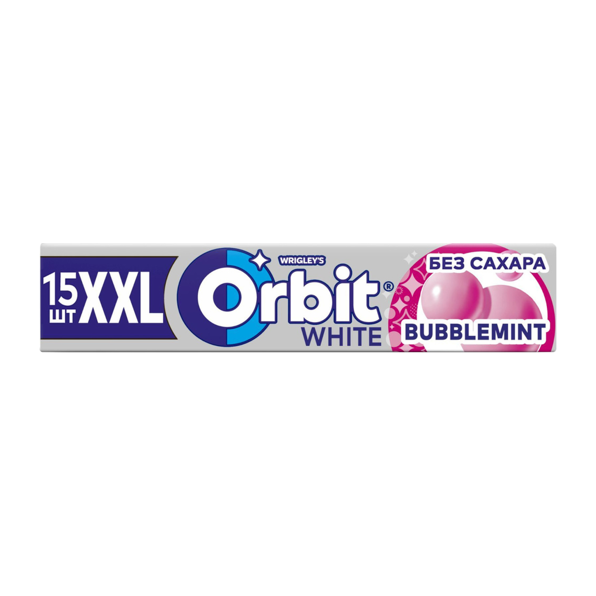 Жевательная резинка Orbit xxl BubbleMint 20.4 г