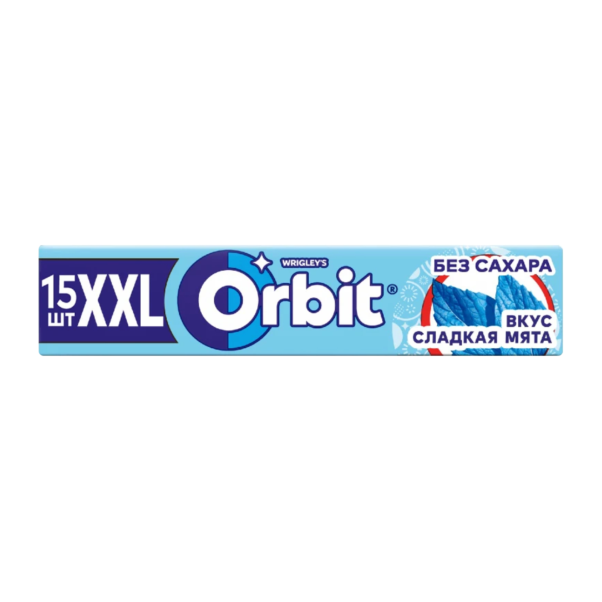 Жевательная резинка Orbit xxl сладкая мята 20.4 г