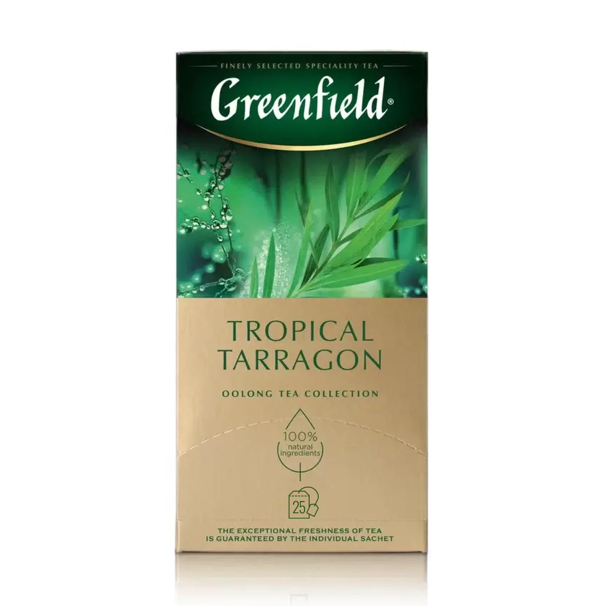 Чай улун Greenfield Tropical Tarragon в пакетиках, 25 пак.