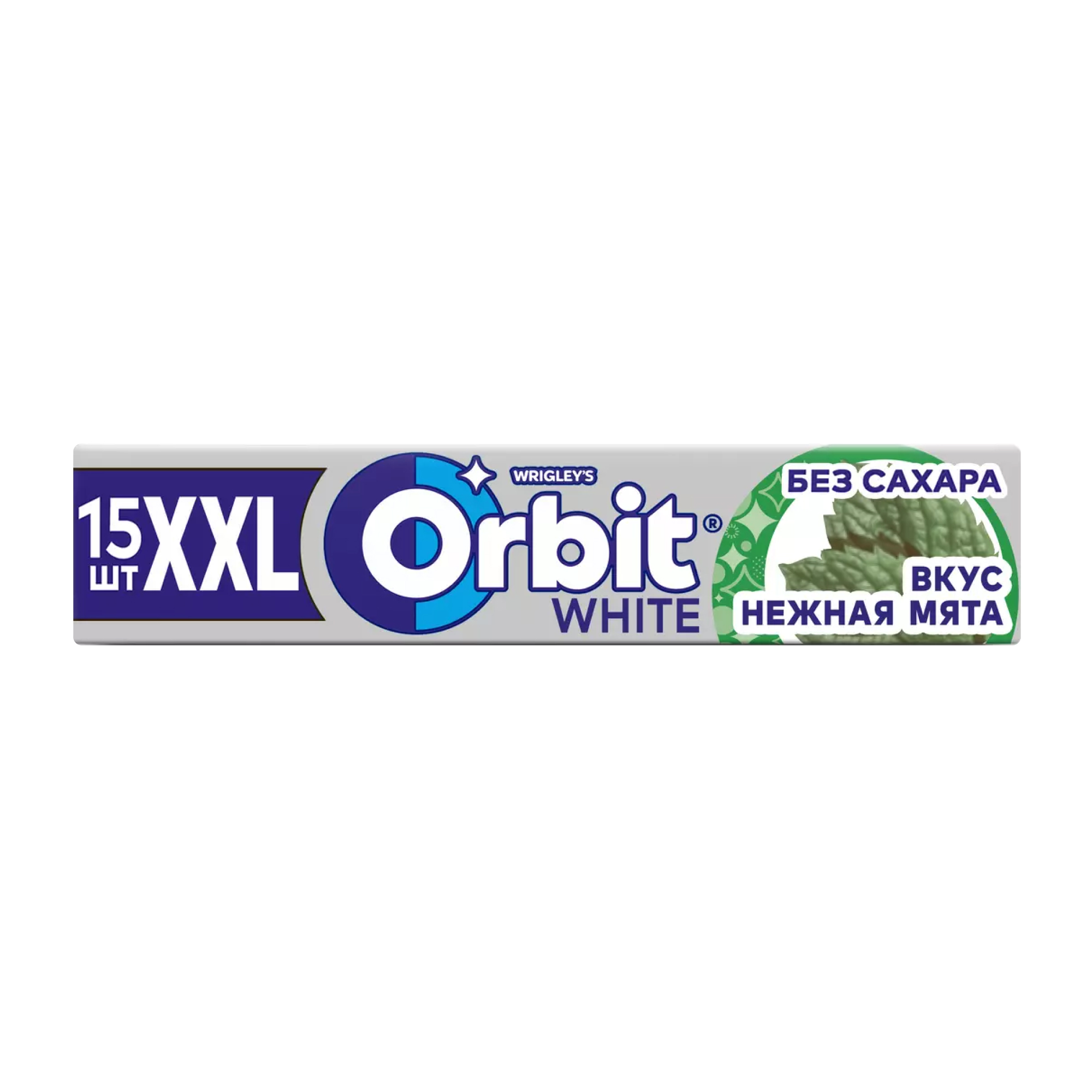 Жевательная резинка Orbit xxl нежная мята 20.4 г