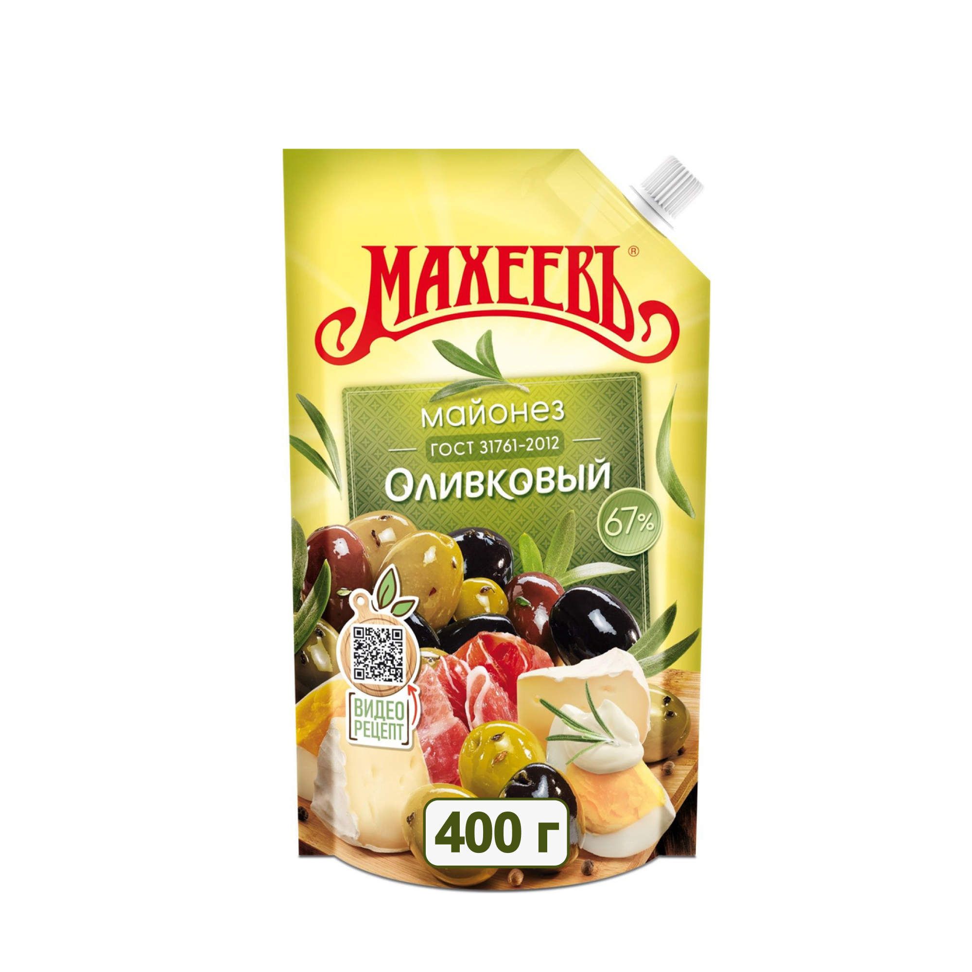 Майонез оливковый Махеевъ (400 г.)