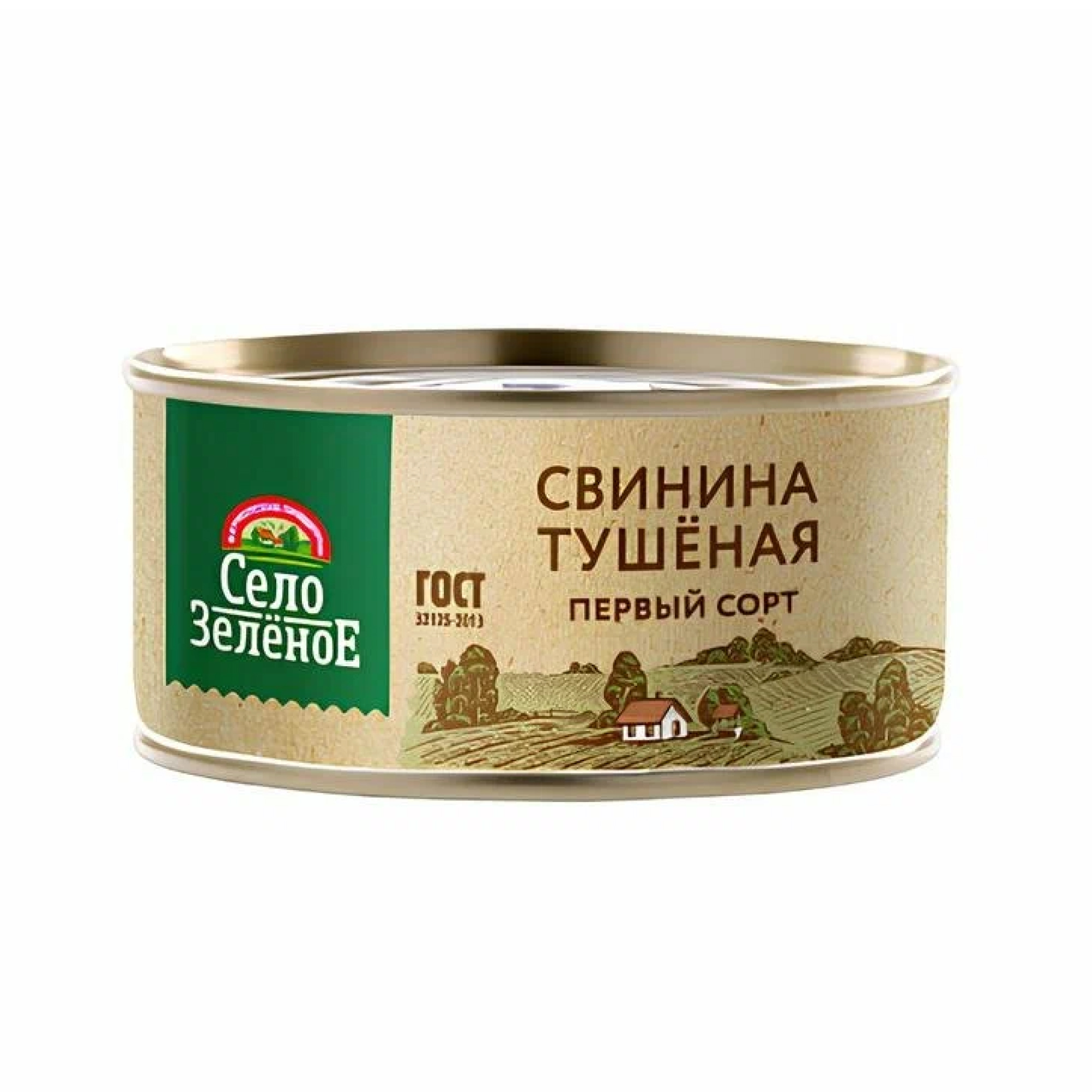Свинина тушеная Село зеленое, 325г