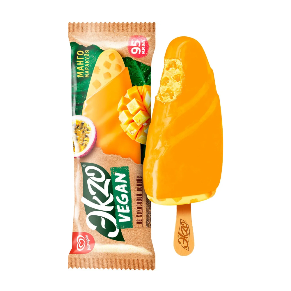 Мороженое Экзо Vegan манго-маракуйя эскимо, 70 г