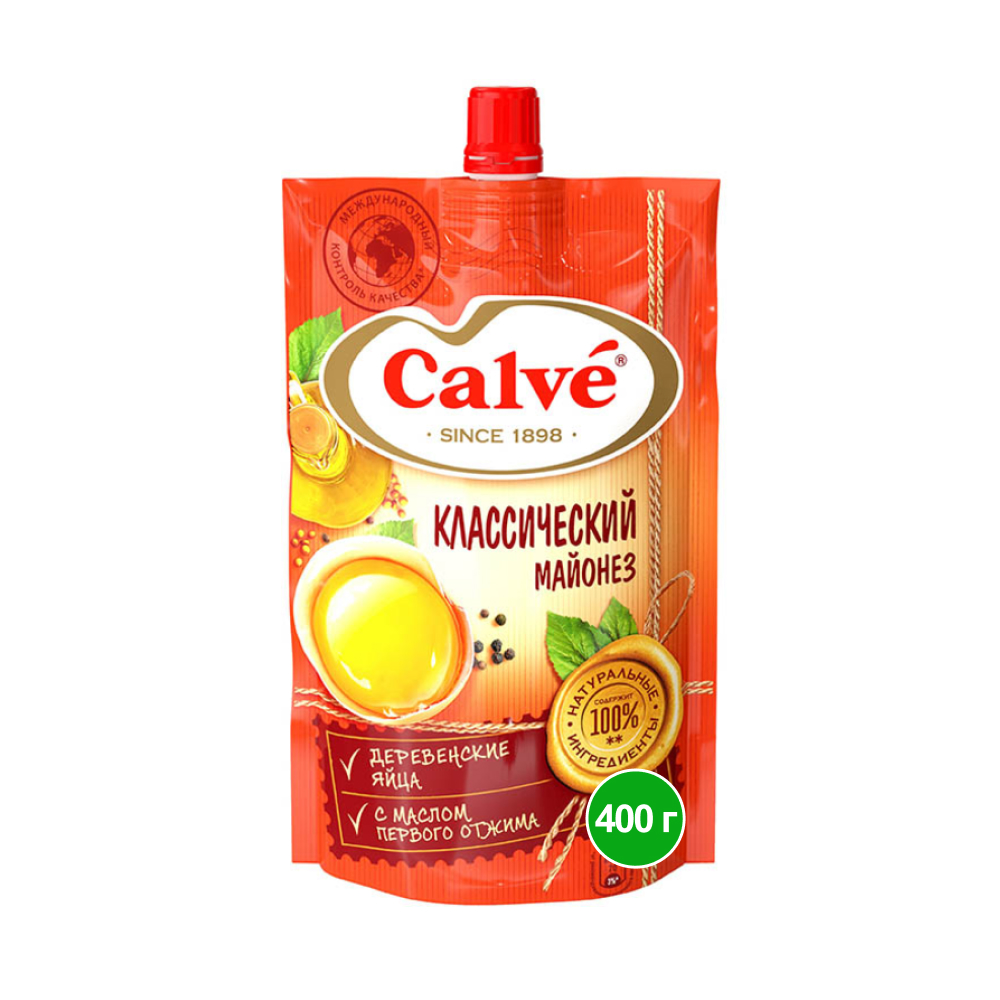 Майонез Calve классический 50%, 400 г
