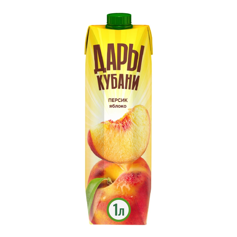 Нектар Дары Кубани Персик-яблоко с Мякотью, 0,95 л // [27]