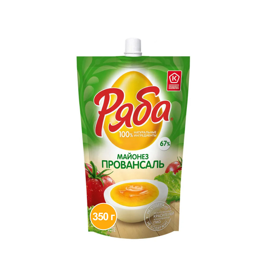 Майонез Ряба Провансаль, 350 г  // [28x]