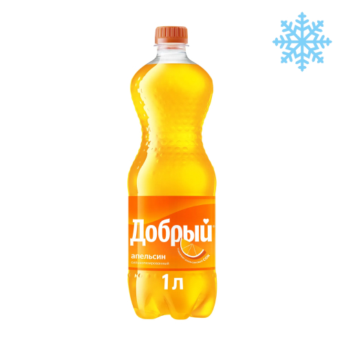 Газированный напиток Добрый Апельсин с витамином С, 1 л // [16]