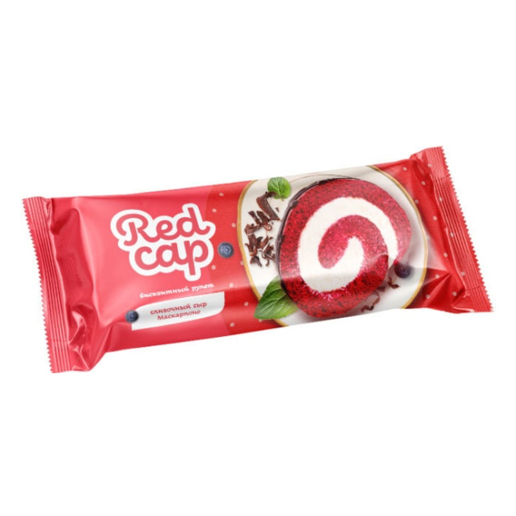 Рулет «Redcap» бисквитный со вкусом сыра Маскарпоне, 200 г // [7]