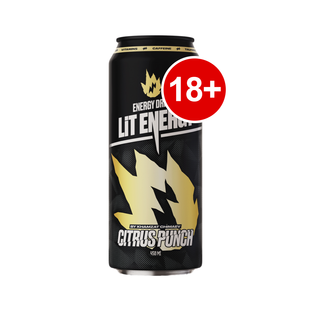 Энергетик LIT ENERGY Тропический цитрус, 0.45 л