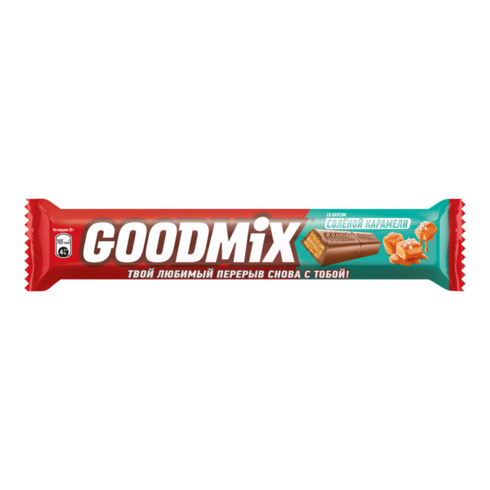 Батончик GoodMix Соленая карамель, 40 г