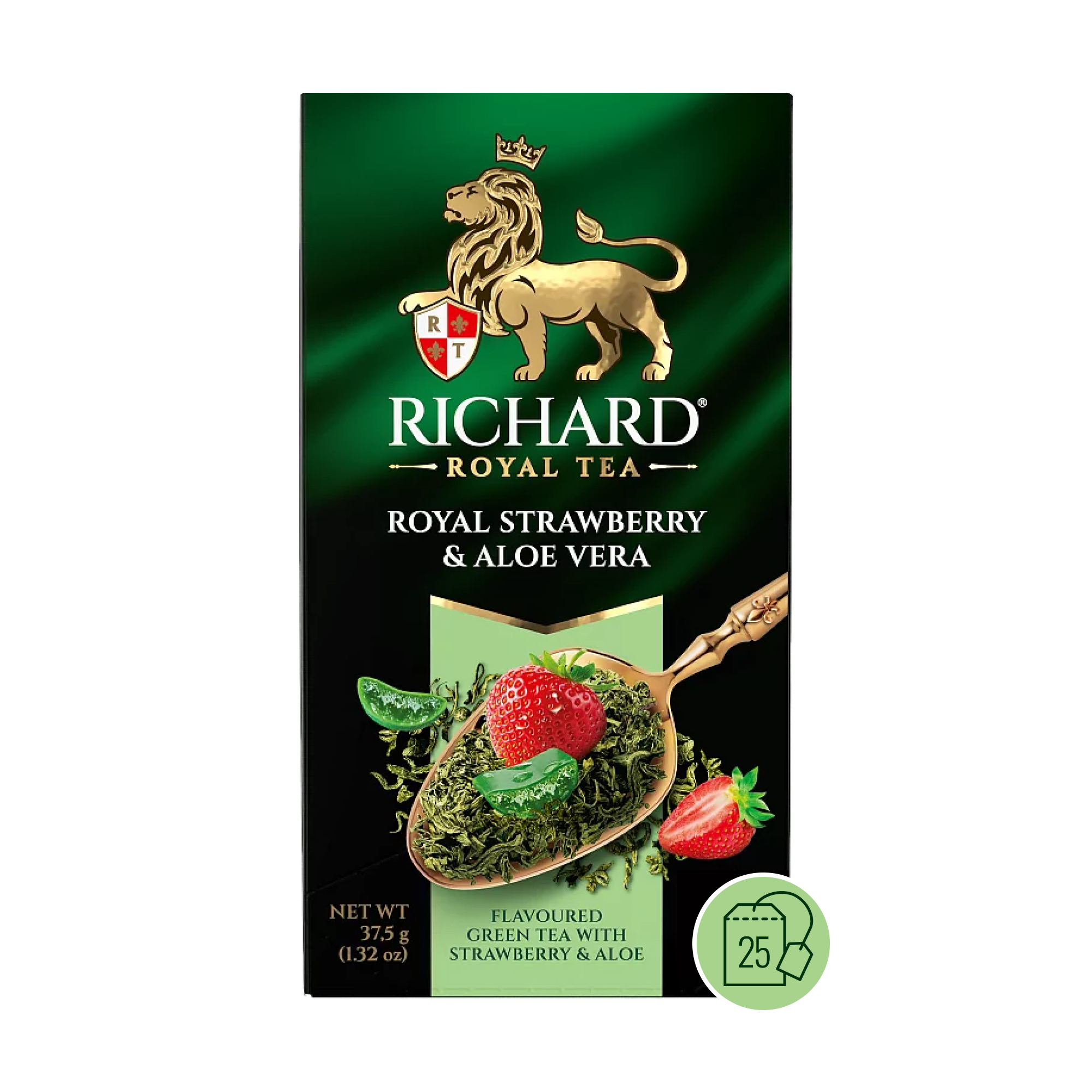 Чай зеленый Richard Royal Клубника и алоэ вера, 25 п. [12]