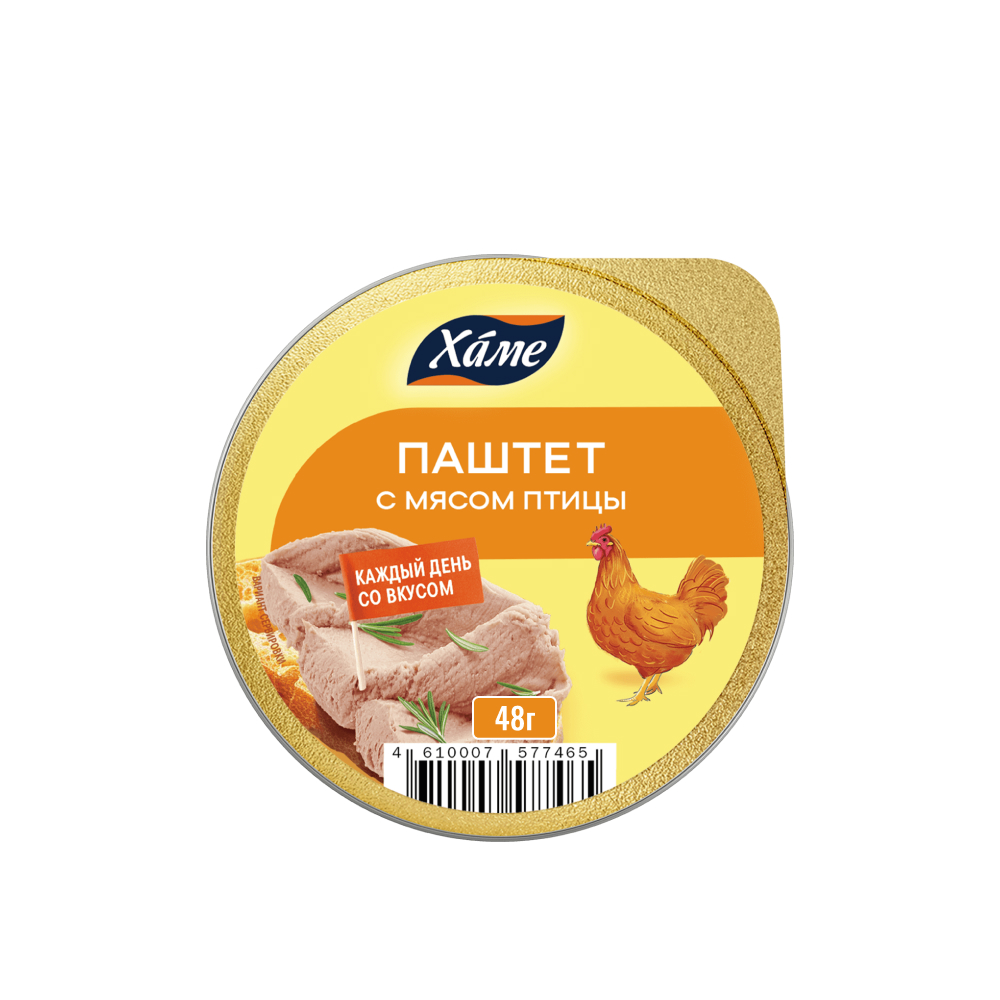 Паштет Hame с мясом птицы, 48г // [11]