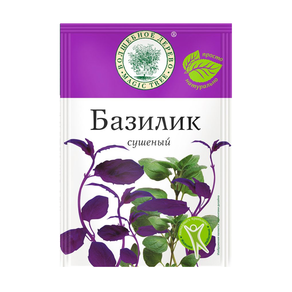 Базилик сушеный Волшебное дерево, 10 г