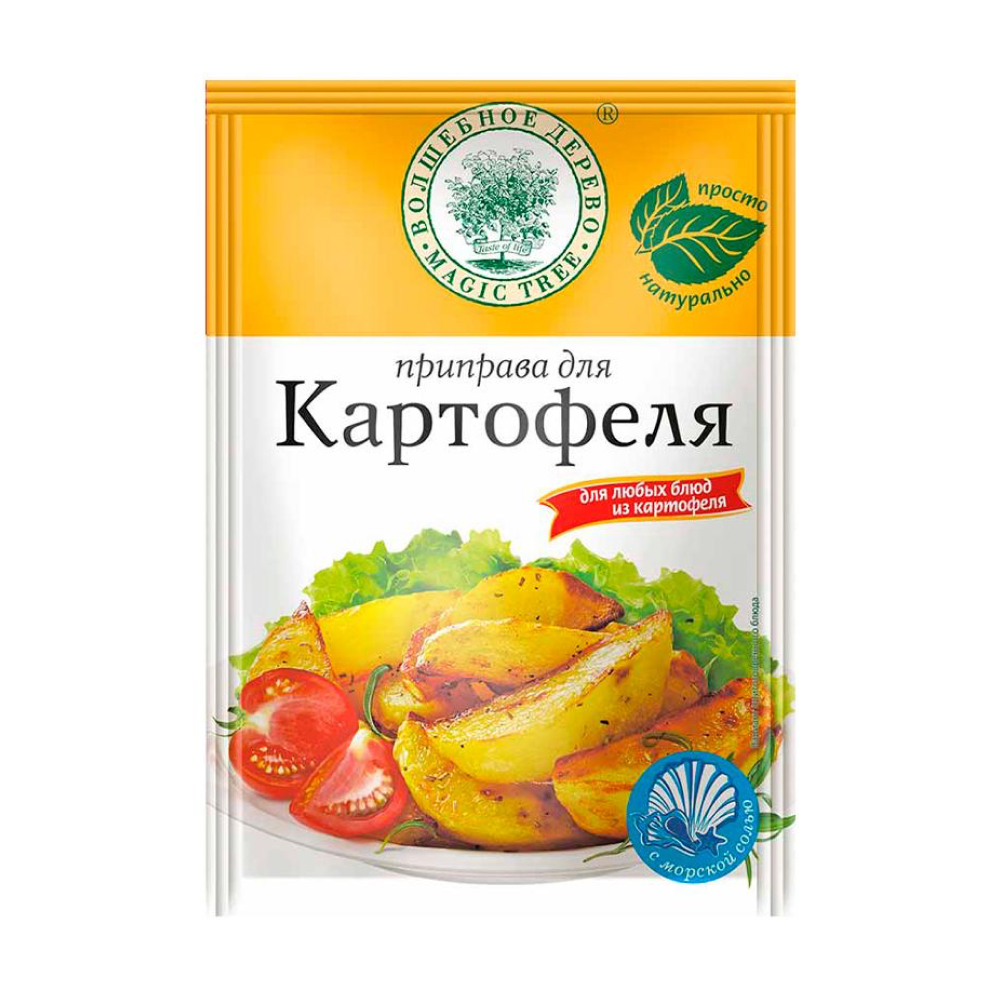 Приправа для картофеля с морской солью Волшебное дерево, 30 г