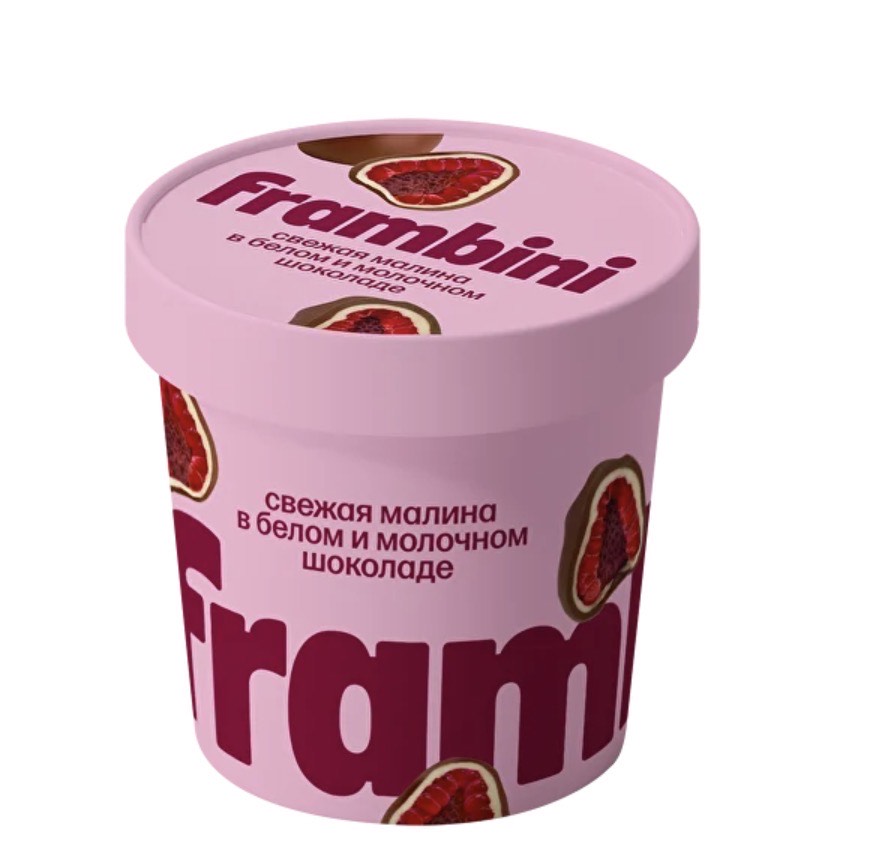 Малина в белом молочном шоколаде Frambini