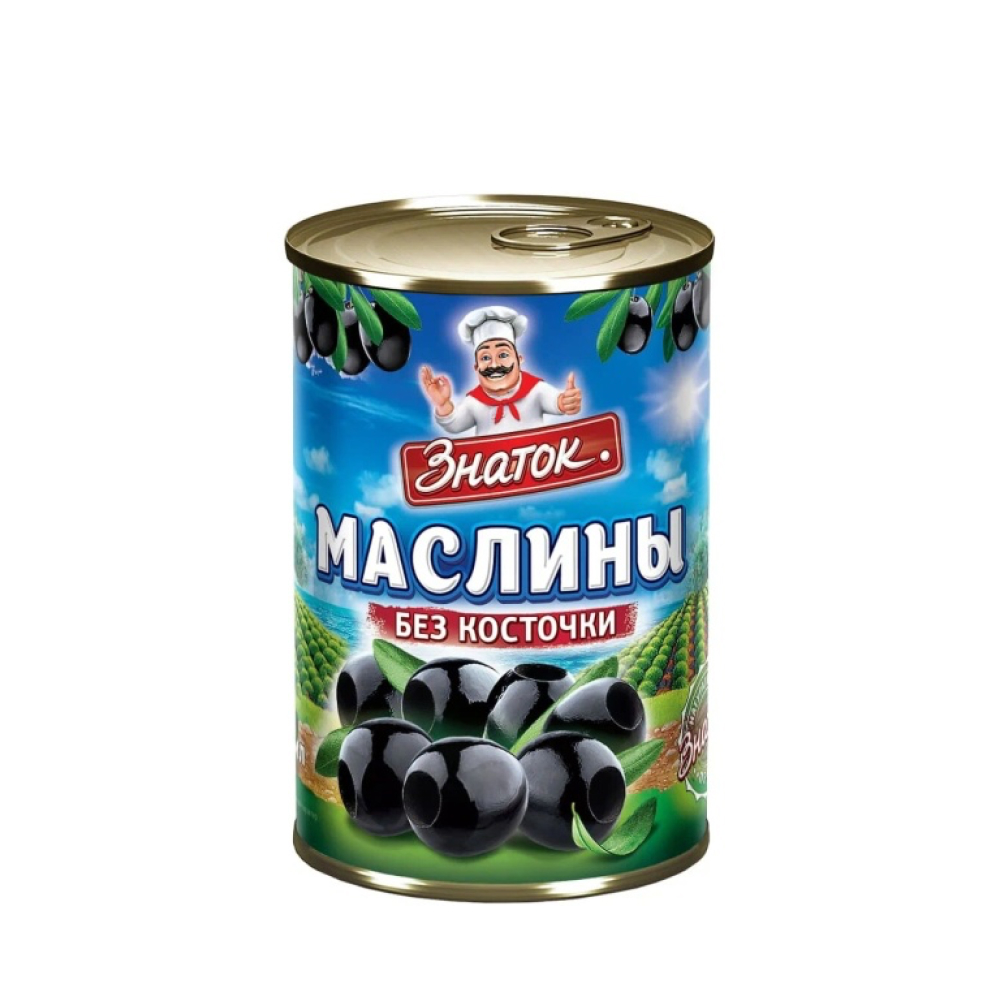 Маслины без косточек Знаток, 280 г [10]