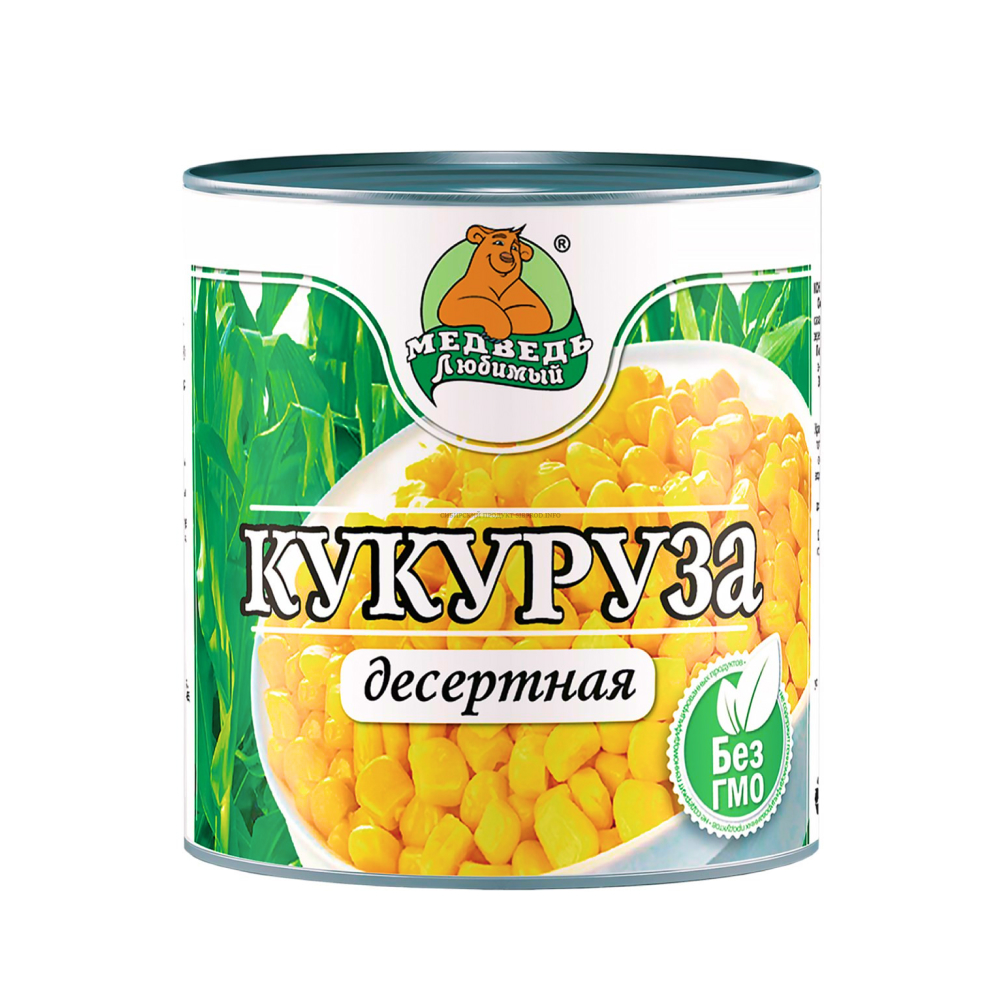 Кукуруза десертная Медведь любимый, 425 мл