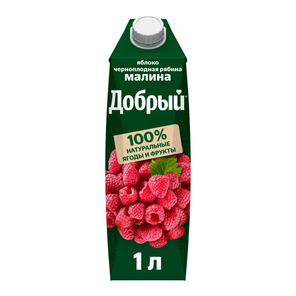 Сок Добрый Малина, 1 л