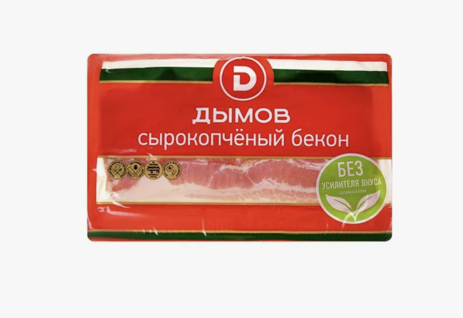 Бекон сырокопченый Дымов нарезка, 150 г