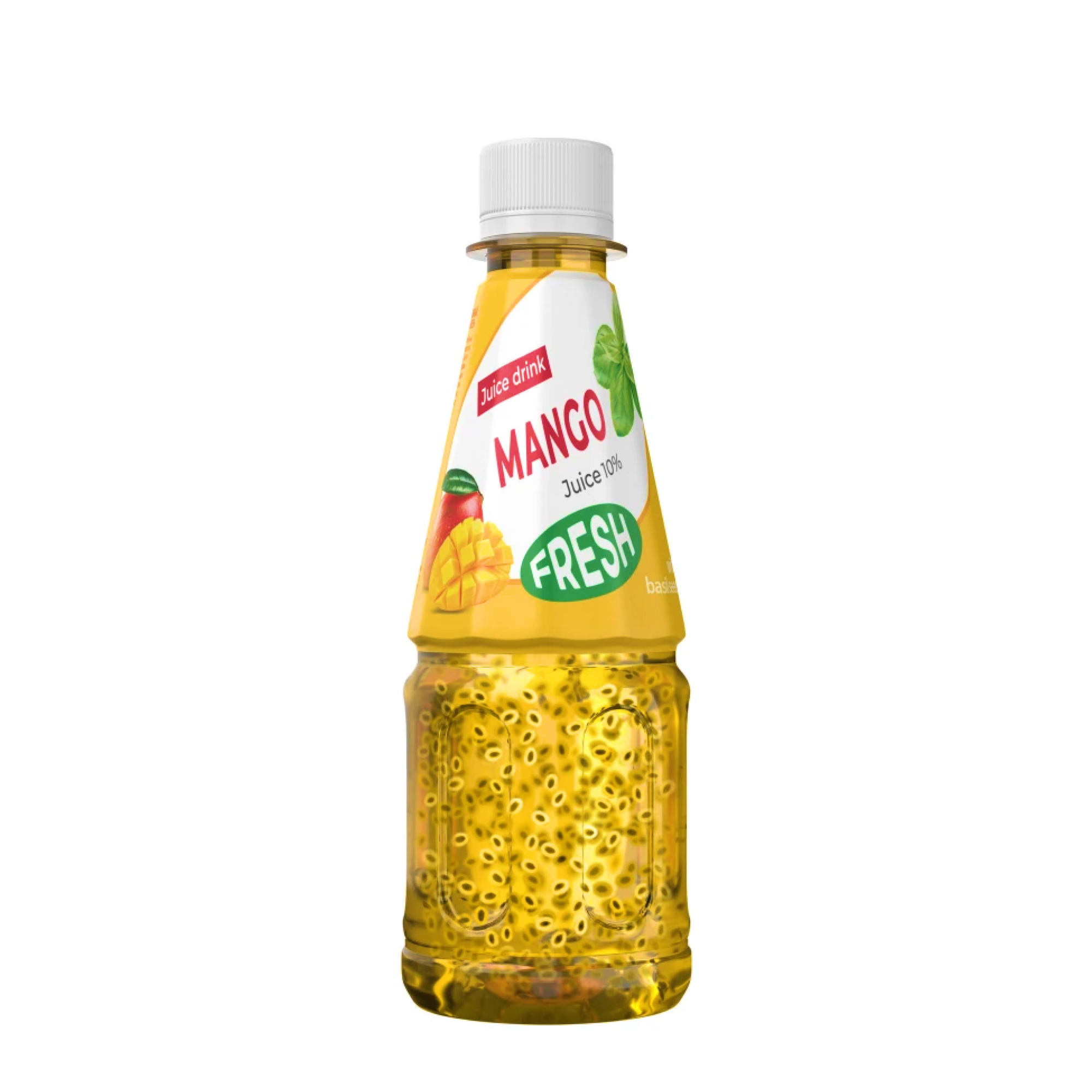 Напиток Fresh MANGO со вкусом манго с семенами базилика, 0,32 л // [15]