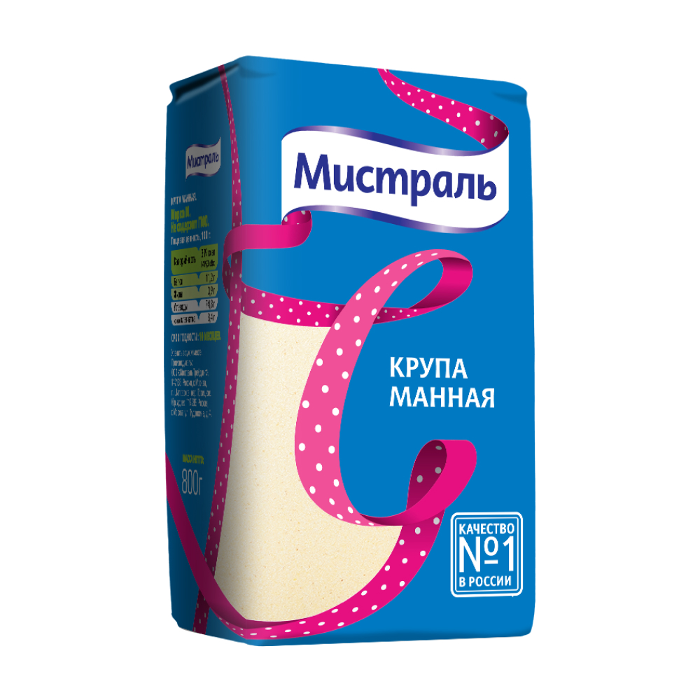 Крупа манная Мистраль, 800 г