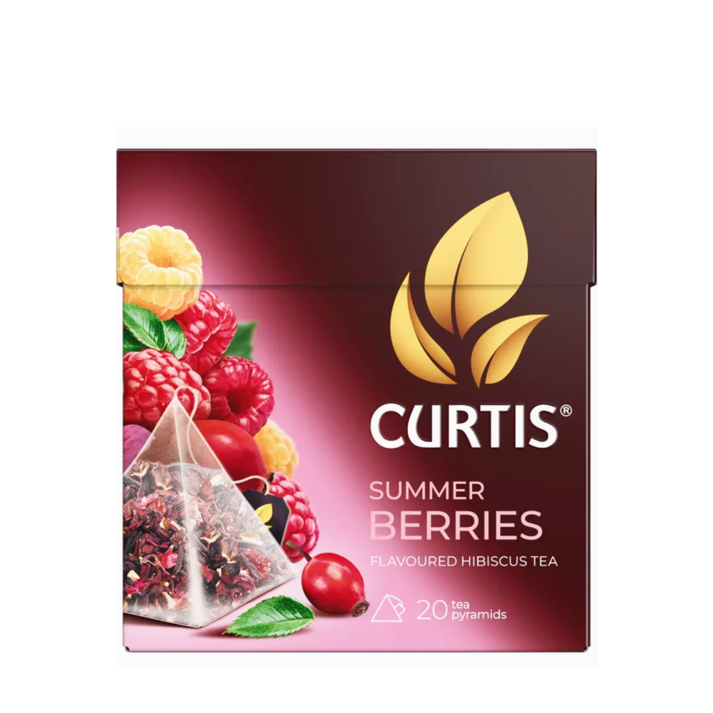 Чай Curtis Summer Berries с кусочками ягод и фруктов и ароматом малины, 20 п. // [12]